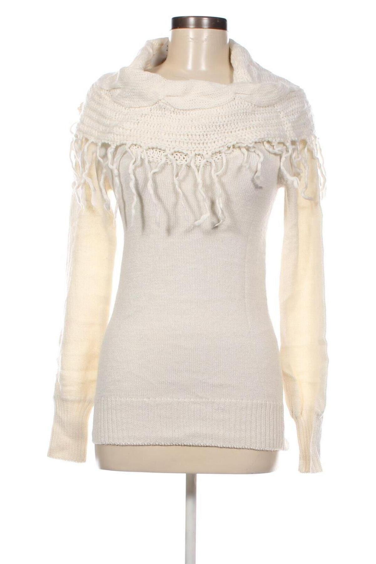 Дамски пуловер Object, Размер S, Цвят Екрю, Цена 9,86 лв.