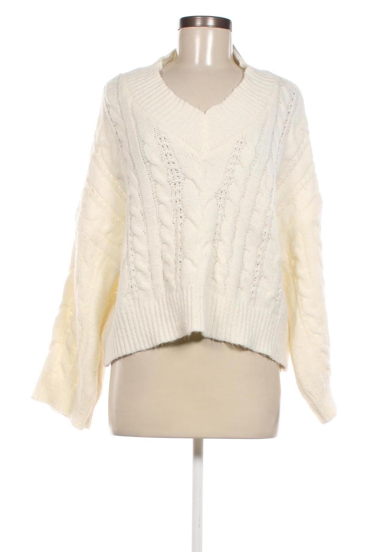 Γυναικείο πουλόβερ SHEIN, Μέγεθος M, Χρώμα Εκρού, Τιμή 4,49 €