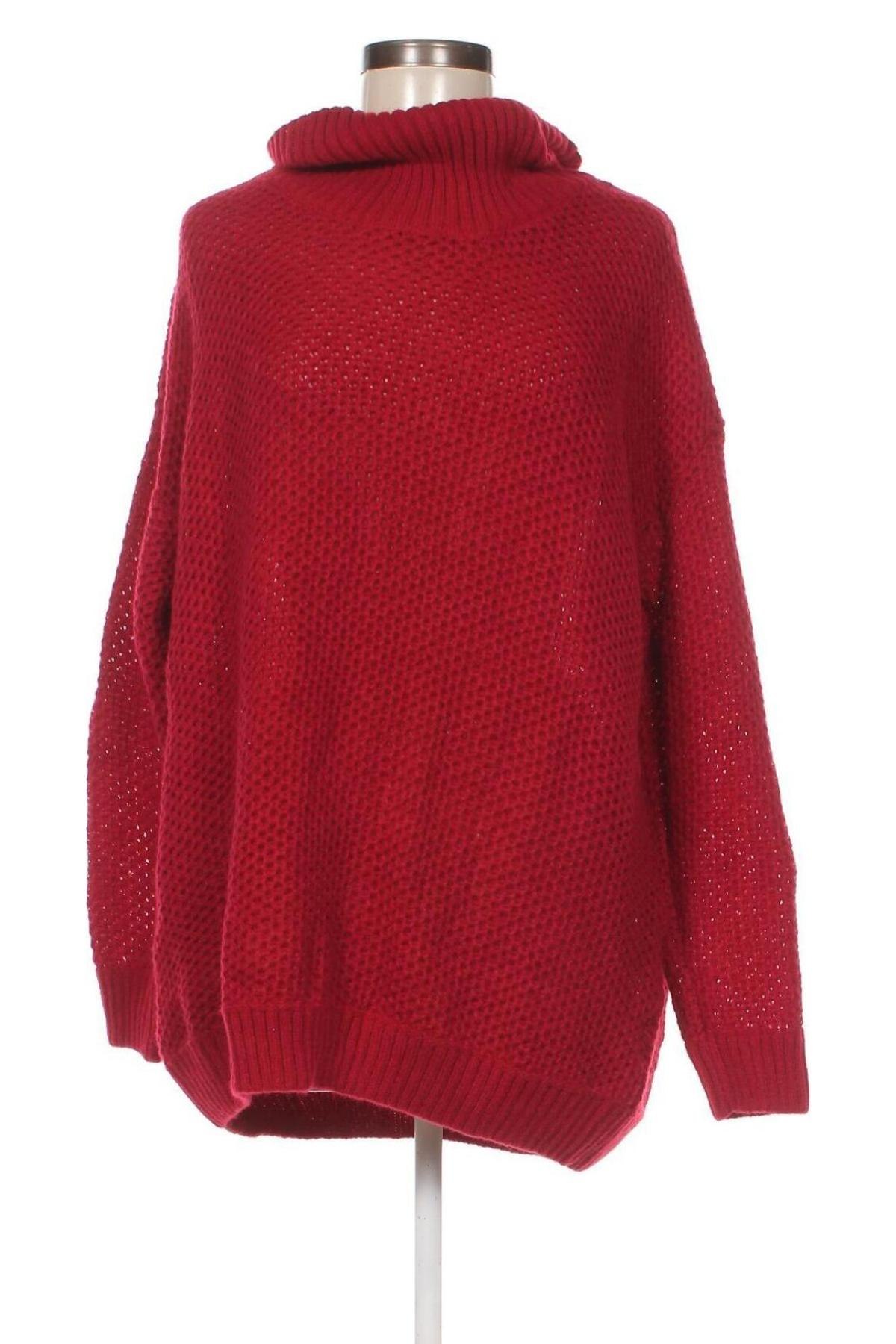 Γυναικείο πουλόβερ SHEIN, Μέγεθος L, Χρώμα Κόκκινο, Τιμή 6,28 €