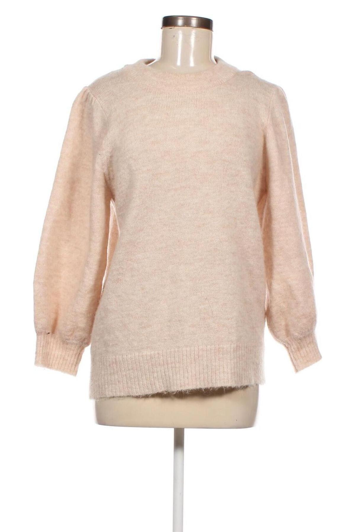 Дамски пуловер Selected Femme, Размер L, Цвят Бежов, Цена 13,12 лв.