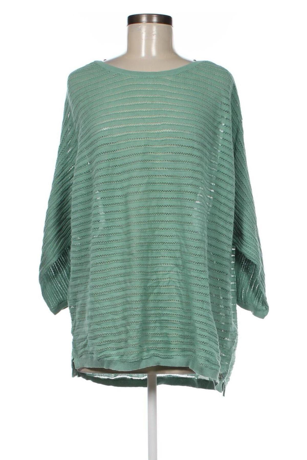 Γυναικείο πουλόβερ Tom Tailor, Μέγεθος XL, Χρώμα Πράσινο, Τιμή 18,83 €