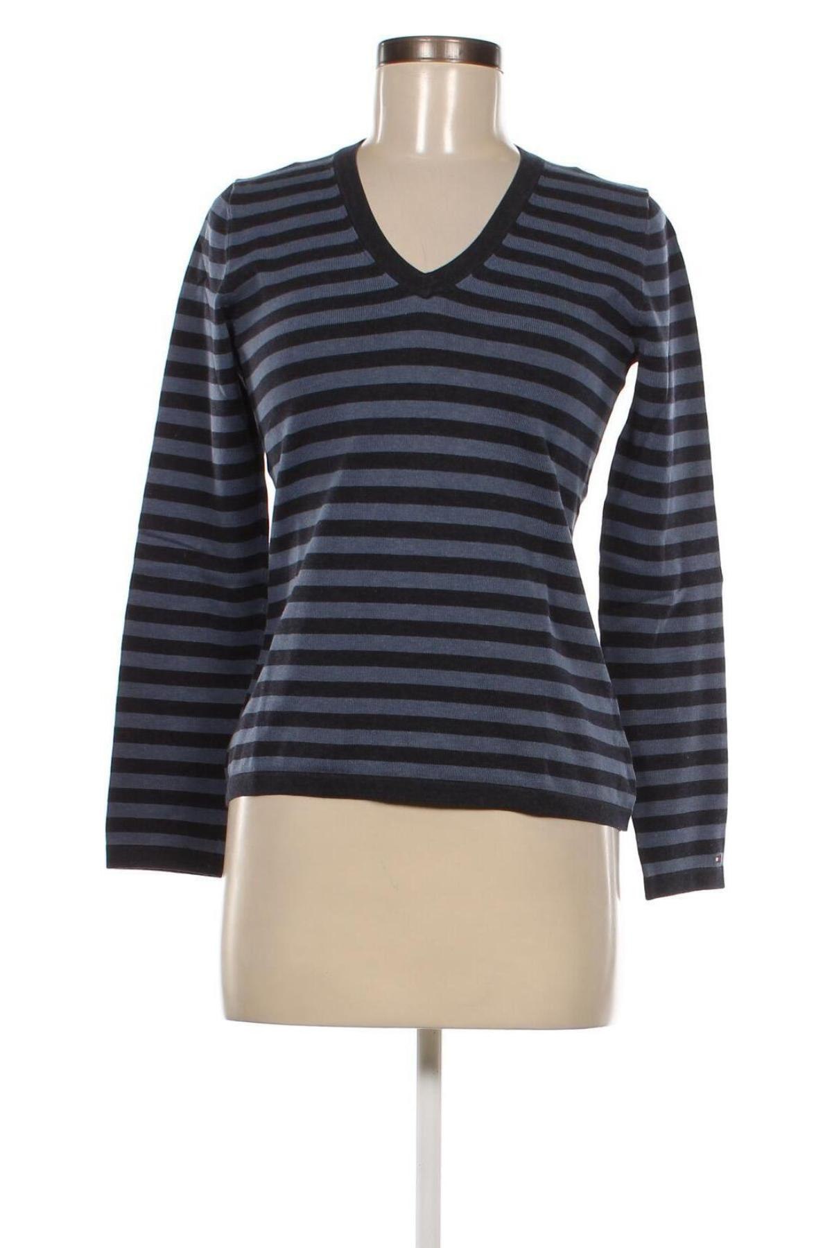 Дамски пуловер Tommy Hilfiger, Размер M, Цвят Син, Цена 23,57 лв.