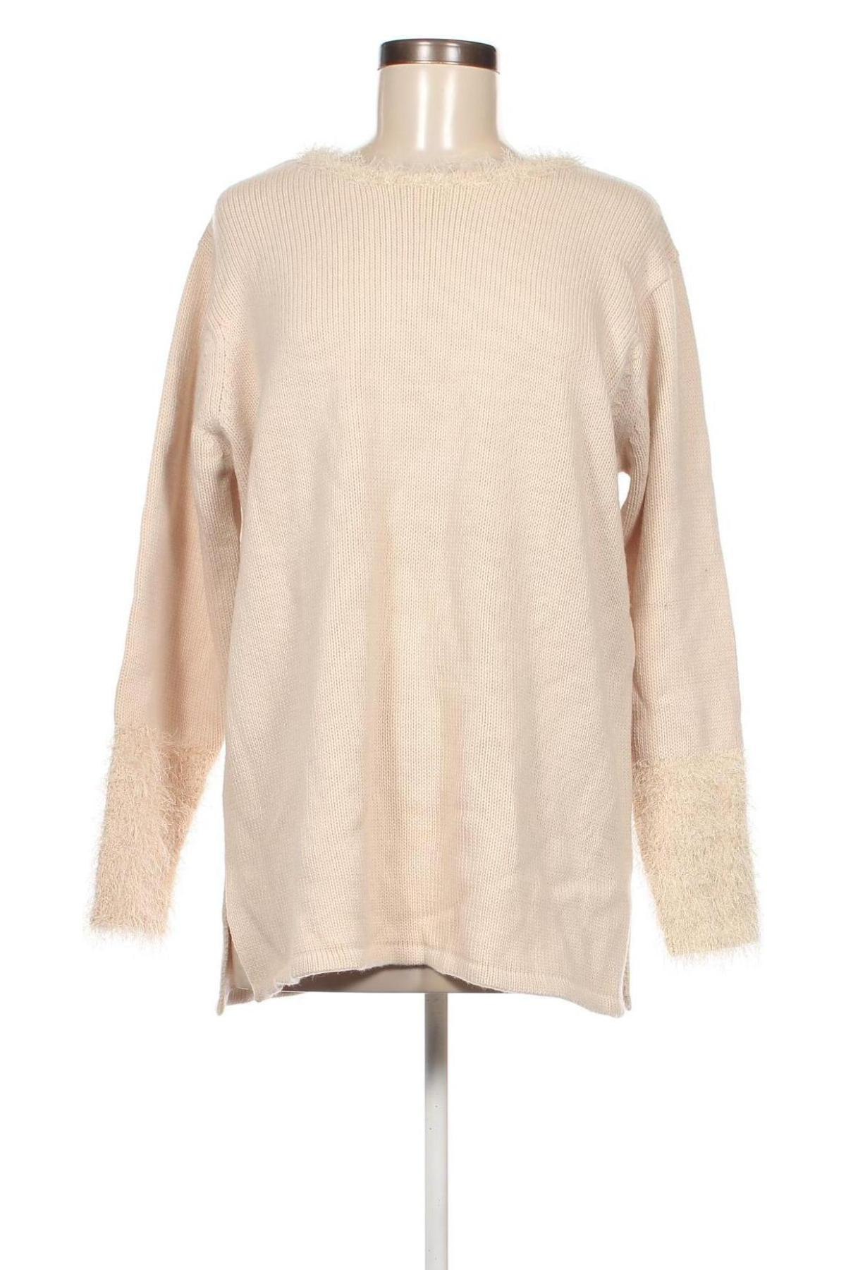 Damski sweter Via Appia, Rozmiar XL, Kolor Beżowy, Cena 43,60 zł