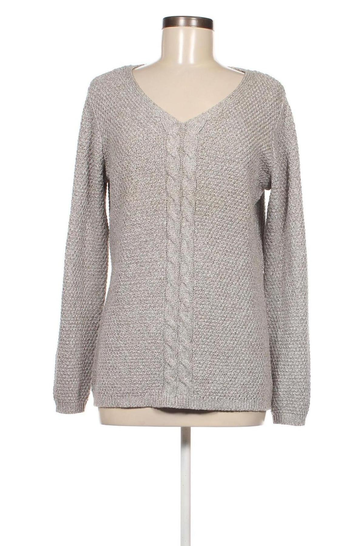 Дамски пуловер Woman By Tchibo, Размер M, Цвят Сив, Цена 11,89 лв.