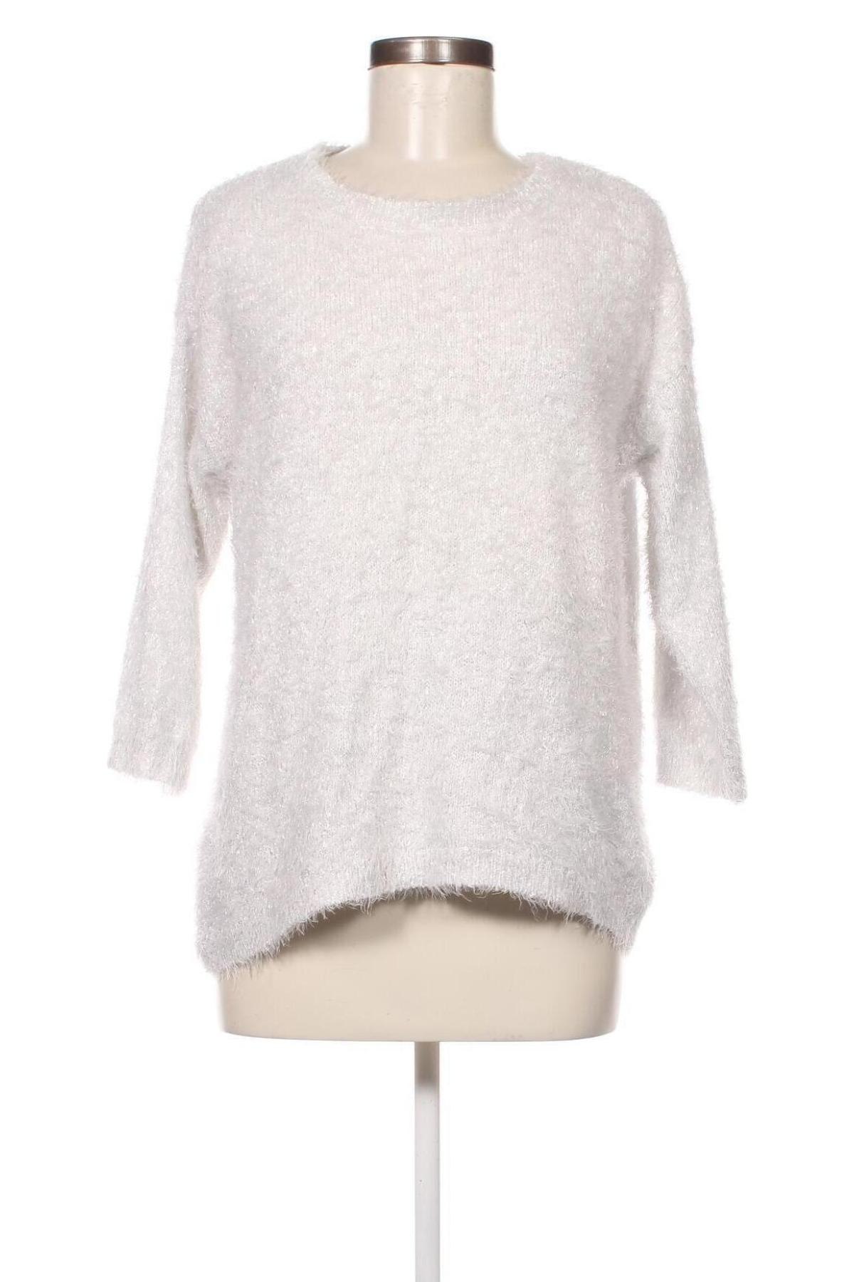 Дамски пуловер Yessica, Размер M, Цвят Бял, Цена 9,86 лв.
