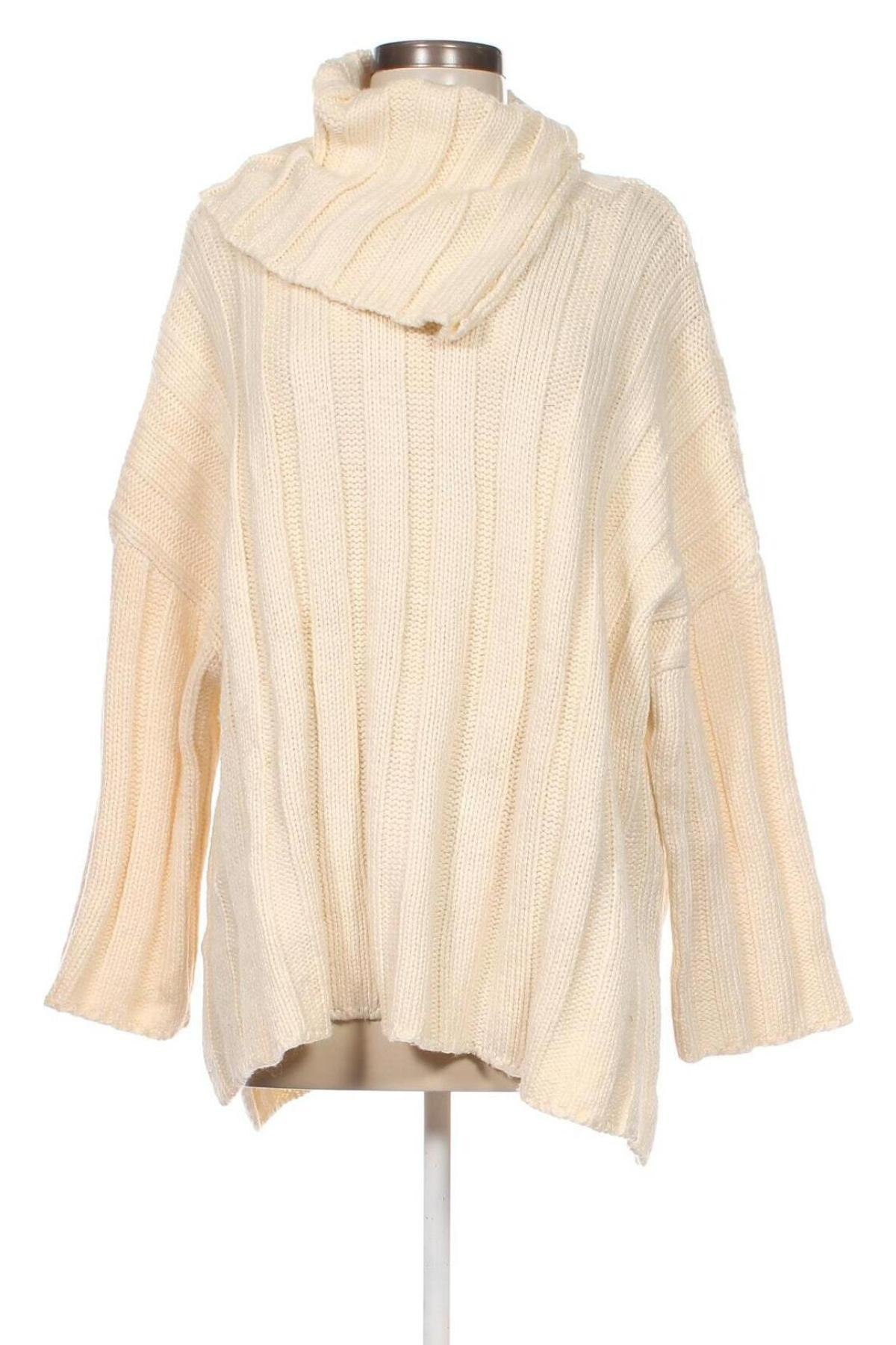 Pulover de femei Zara, Mărime M, Culoare Bej, Preț 65,79 Lei