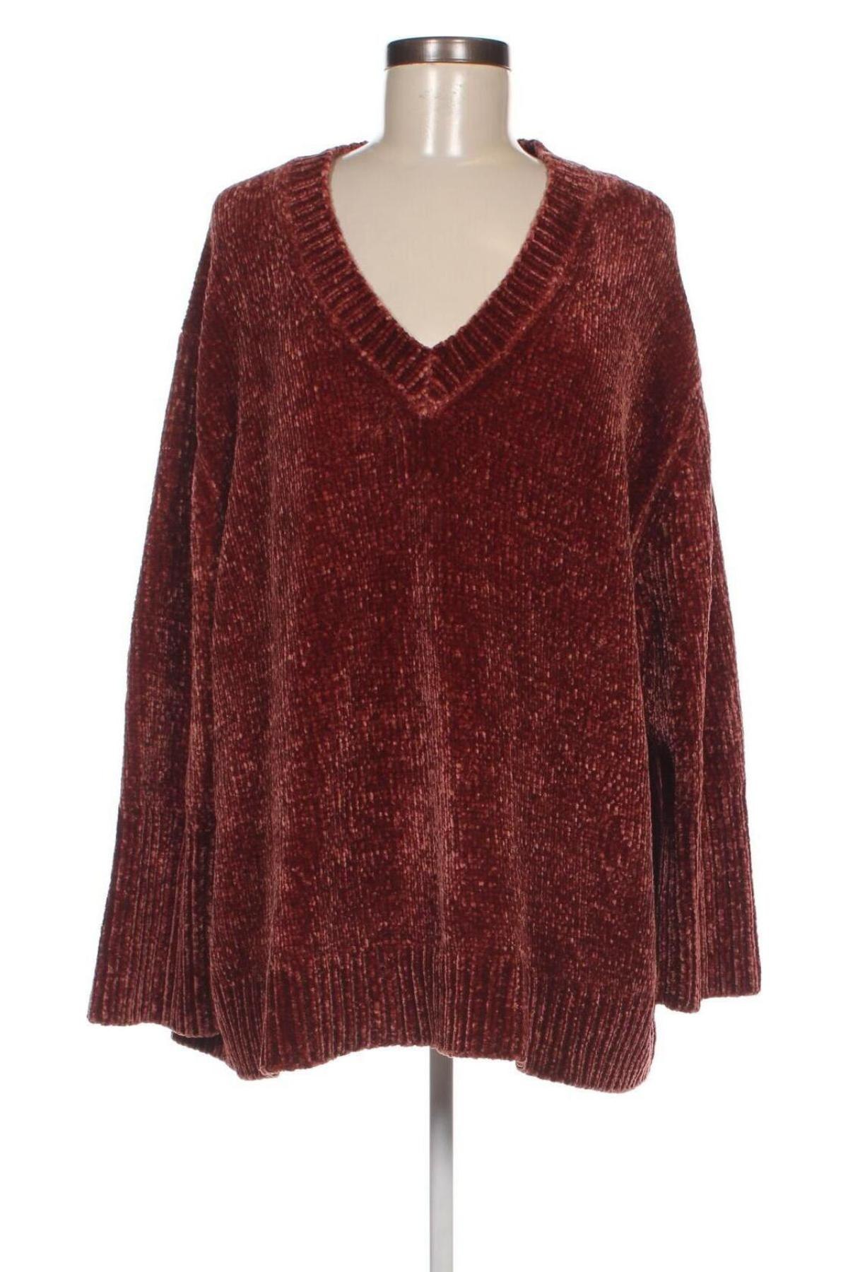 Pulover de femei Zara Knitwear, Mărime M, Culoare Maro, Preț 21,05 Lei