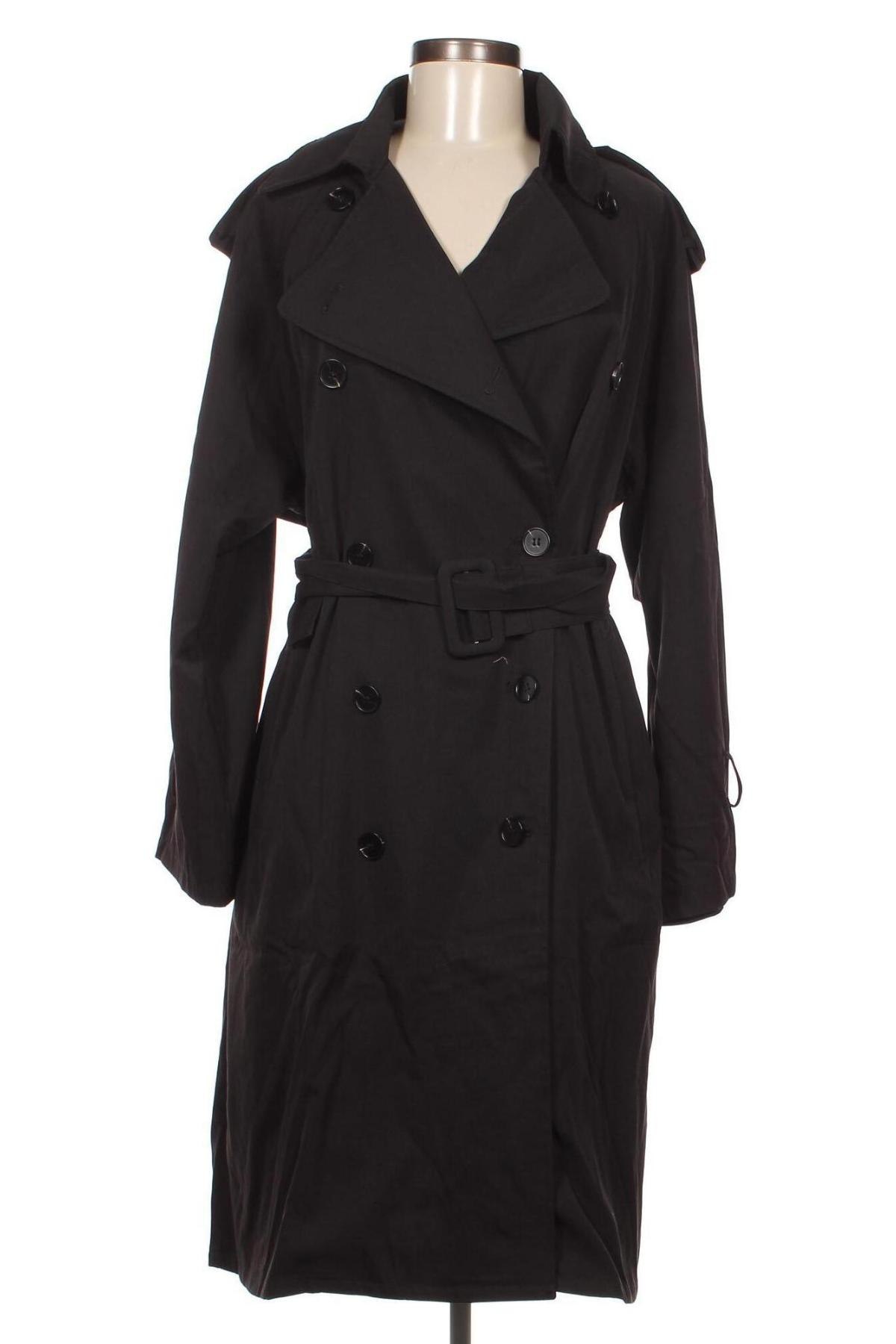 Дамски шлифер Answear, Размер S, Цвят Черен, Цена 81,60 лв.