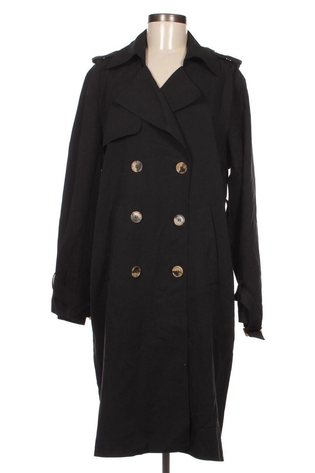 Damen Trenchcoat Answear, Größe L, Farbe Schwarz, Preis 20,41 €