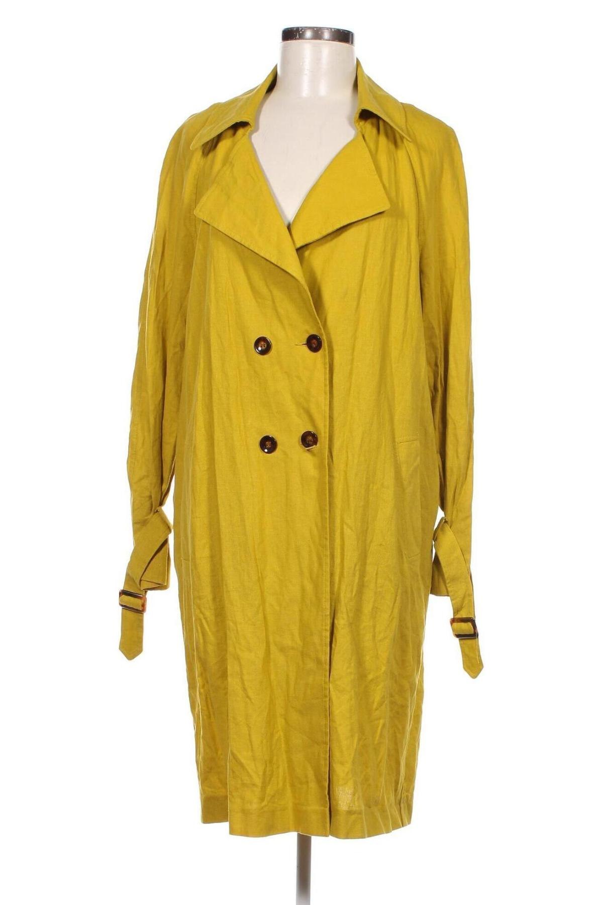 Damen Trench Coat George, Größe L, Farbe Gelb, Preis € 20,88