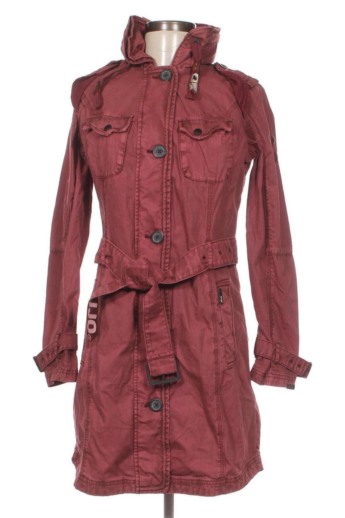 Dámský přechodný kabát  Khujo, Velikost S, Barva Červená, Cena  770,00 Kč