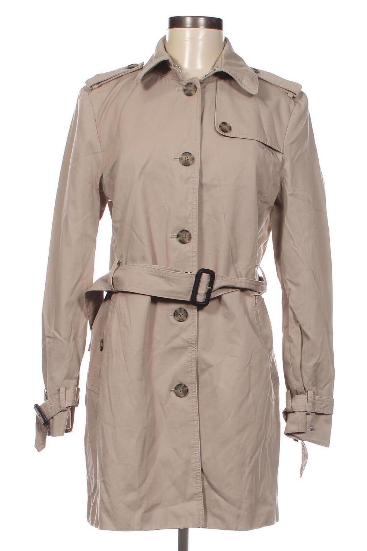 Damen Trench Coat Tommy Hilfiger, Größe L, Farbe Beige, Preis € 209,28
