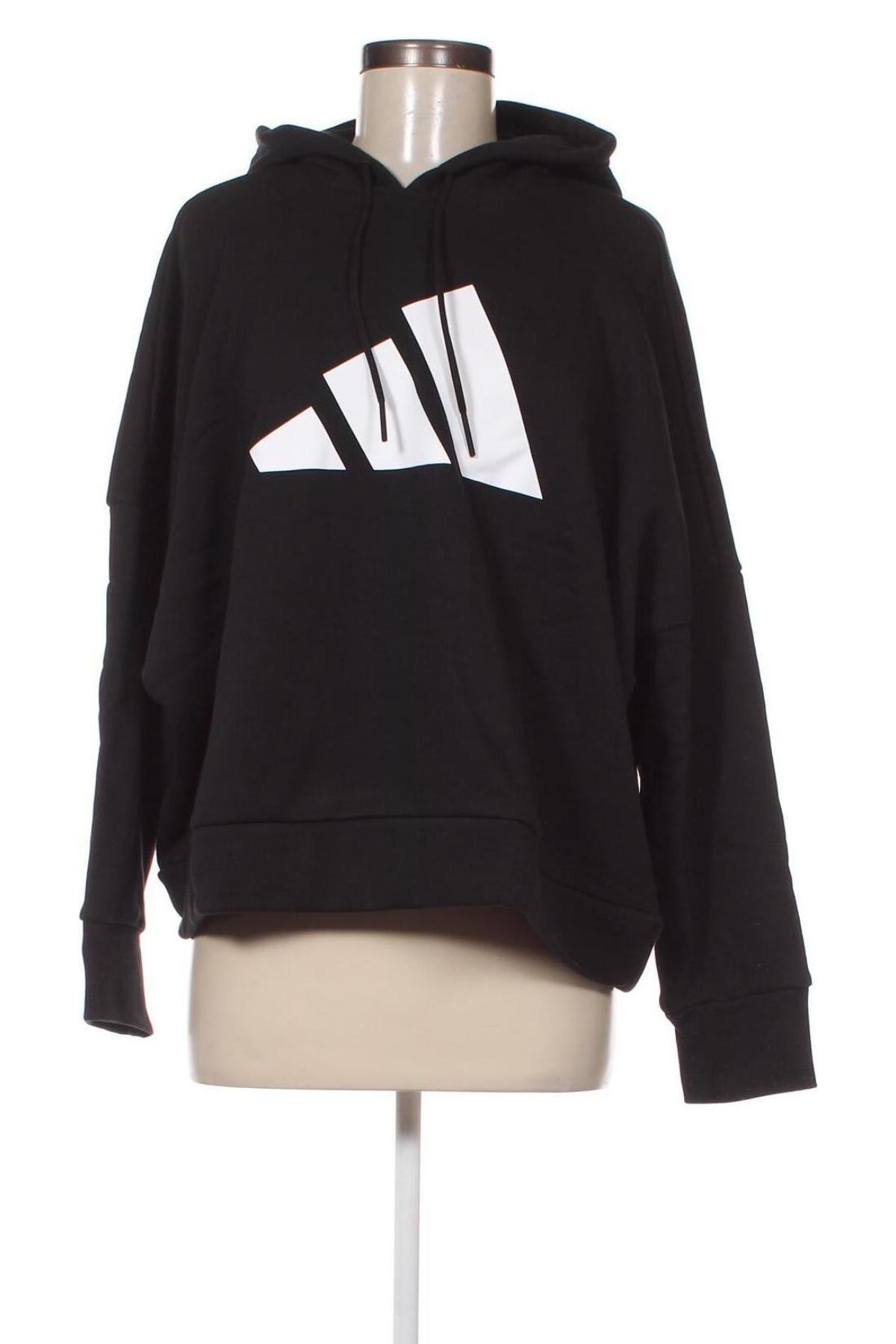 Γυναικείο φούτερ Adidas, Μέγεθος XXL, Χρώμα Μαύρο, Τιμή 26,82 €
