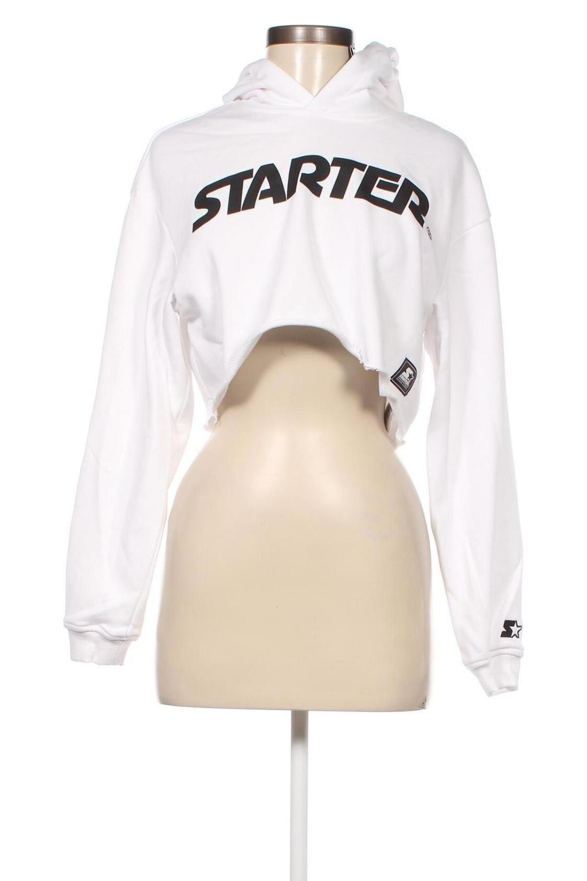 Γυναικείο φούτερ Starter, Μέγεθος XS, Χρώμα Λευκό, Τιμή 9,01 €