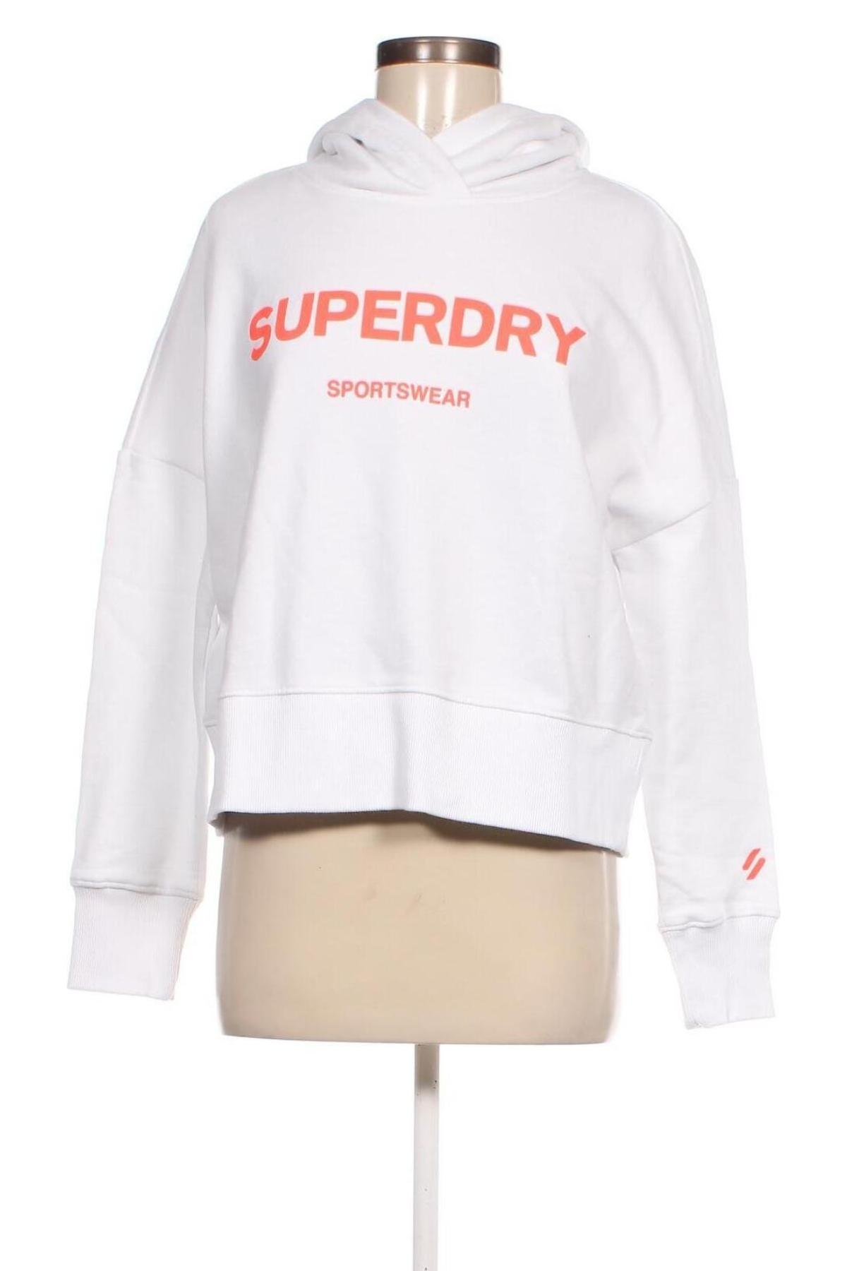 Női sweatshirt Superdry, Méret M, Szín Fehér, Ár 19 662 Ft