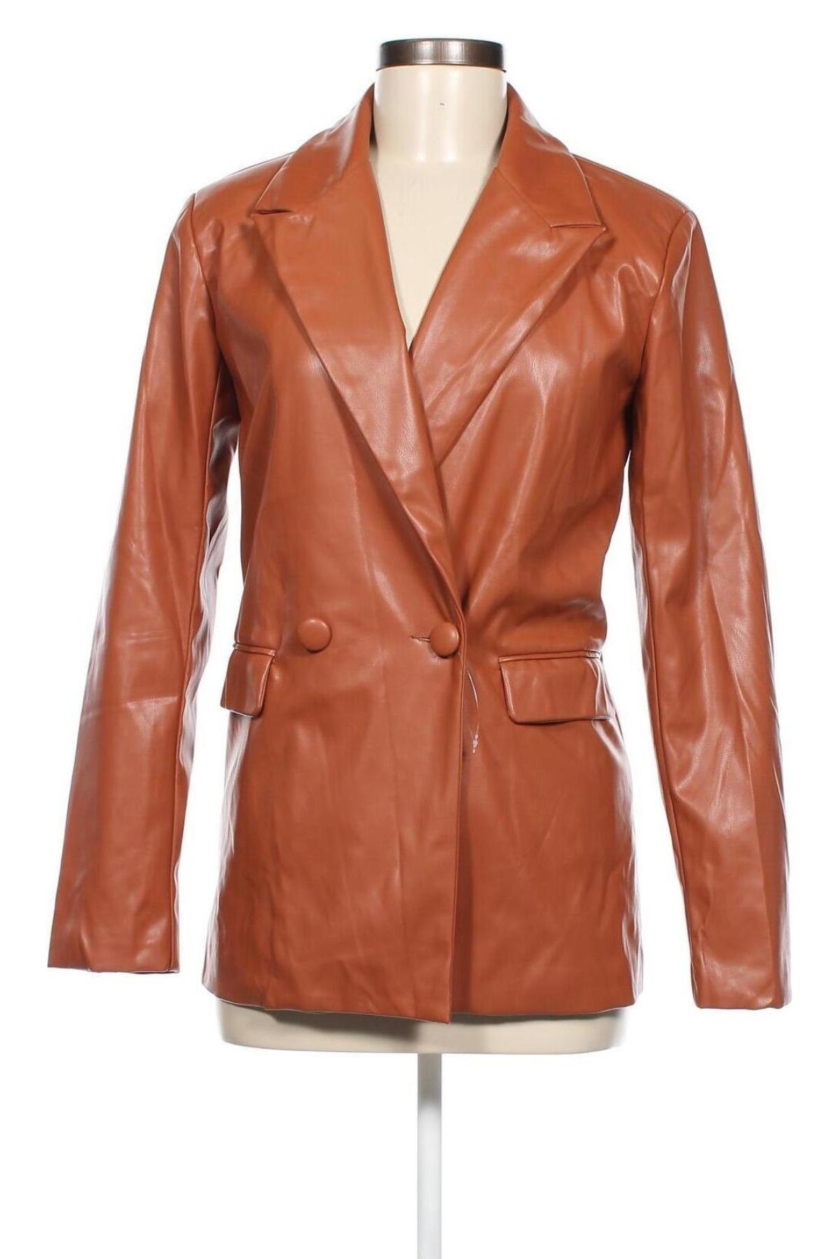 Dámska kožená bunda , Veľkosť M, Farba Hnedá, Cena  40,72 €