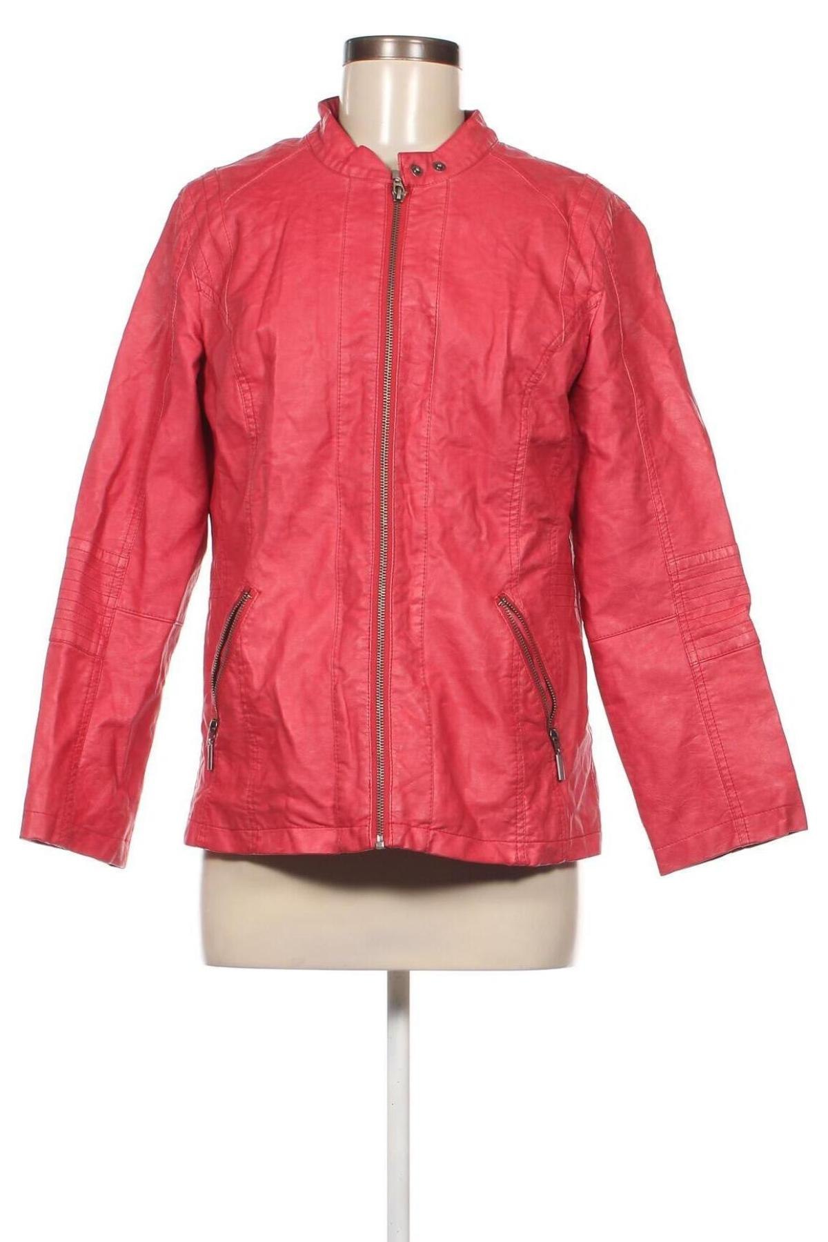 Dámska kožená bunda , Veľkosť L, Farba Červená, Cena  18,06 €