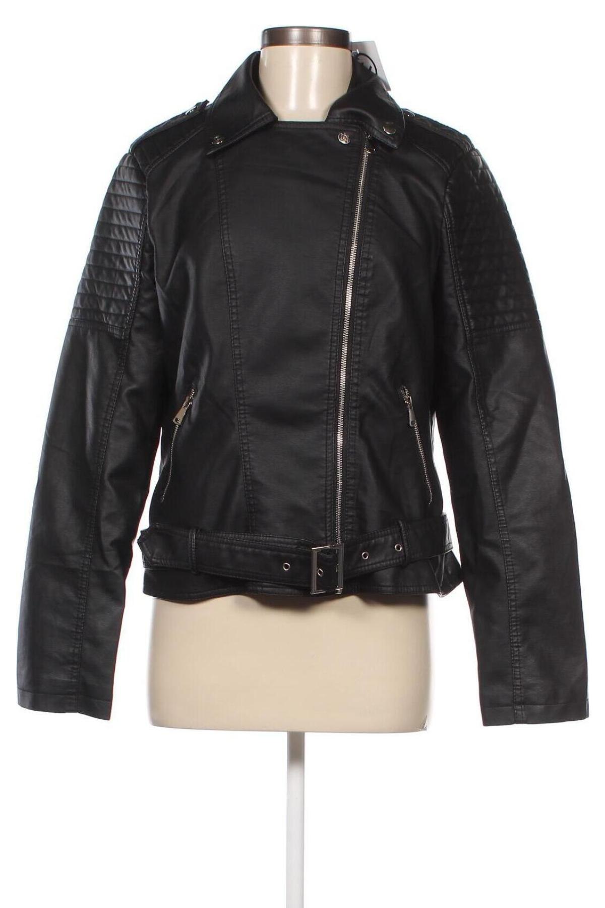 Γυναικείο δερμάτινο μπουφάν Answear, Μέγεθος XL, Χρώμα Μαύρο, Τιμή 31,35 €