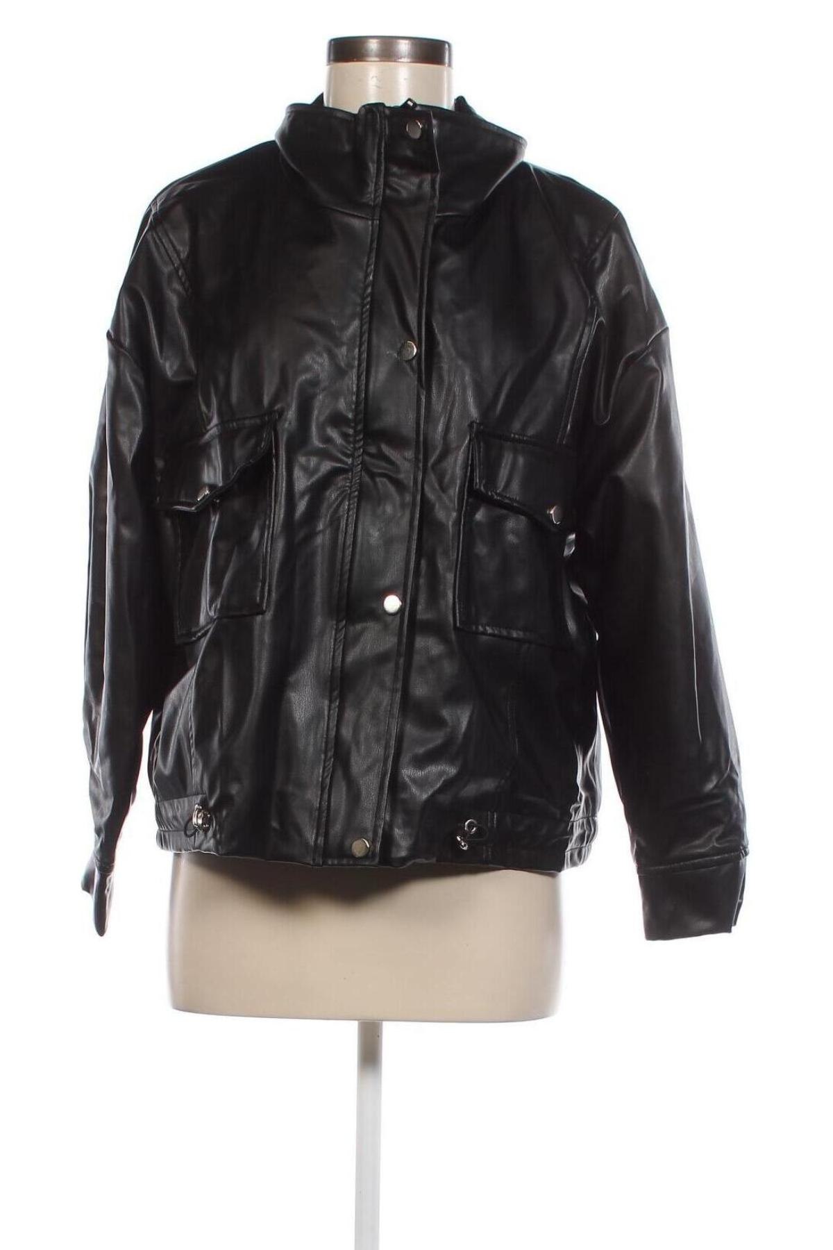Γυναικείο δερμάτινο μπουφάν Answear, Μέγεθος M, Χρώμα Μαύρο, Τιμή 15,96 €