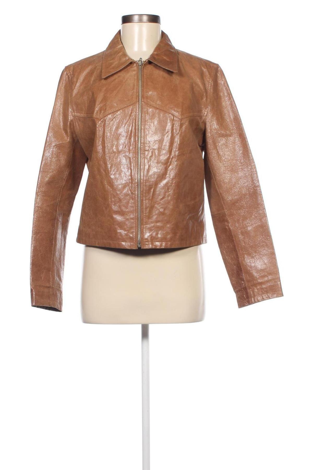 Dámska kožená bunda  Leonardo, Veľkosť M, Farba Hnedá, Cena  36,67 €