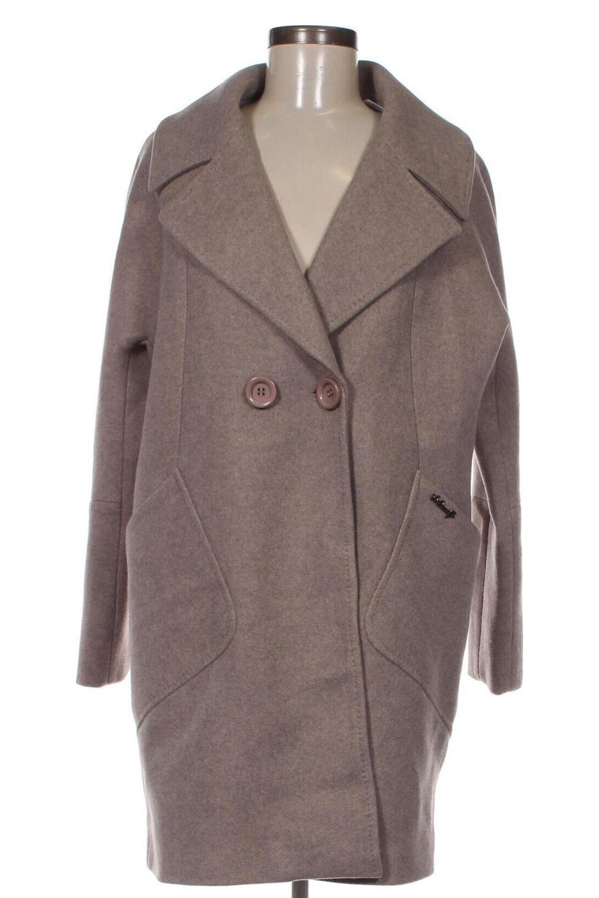 Дамско палто, Размер XXL, Цвят Бежов, Цена 35,31 лв.