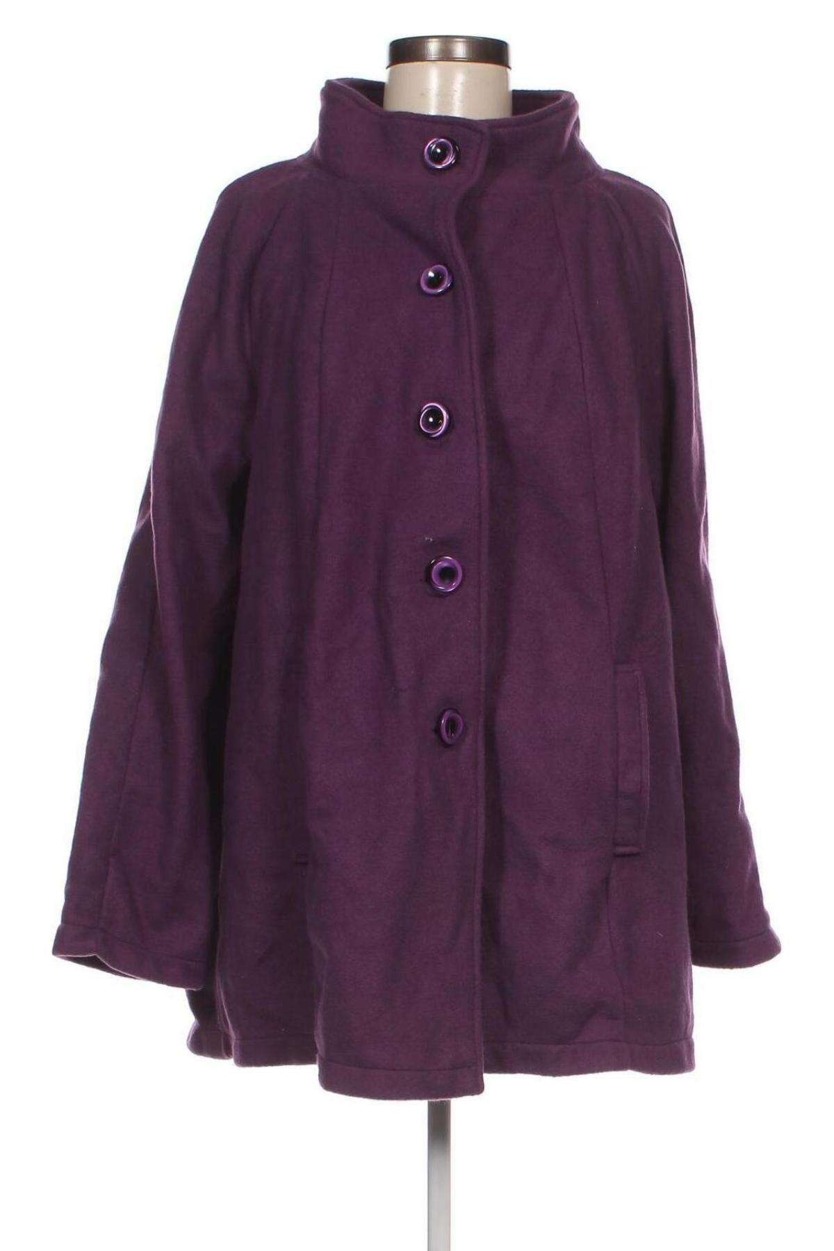 Γυναικείο παλτό, Μέγεθος XXL, Χρώμα Βιολετί, Τιμή 6,33 €