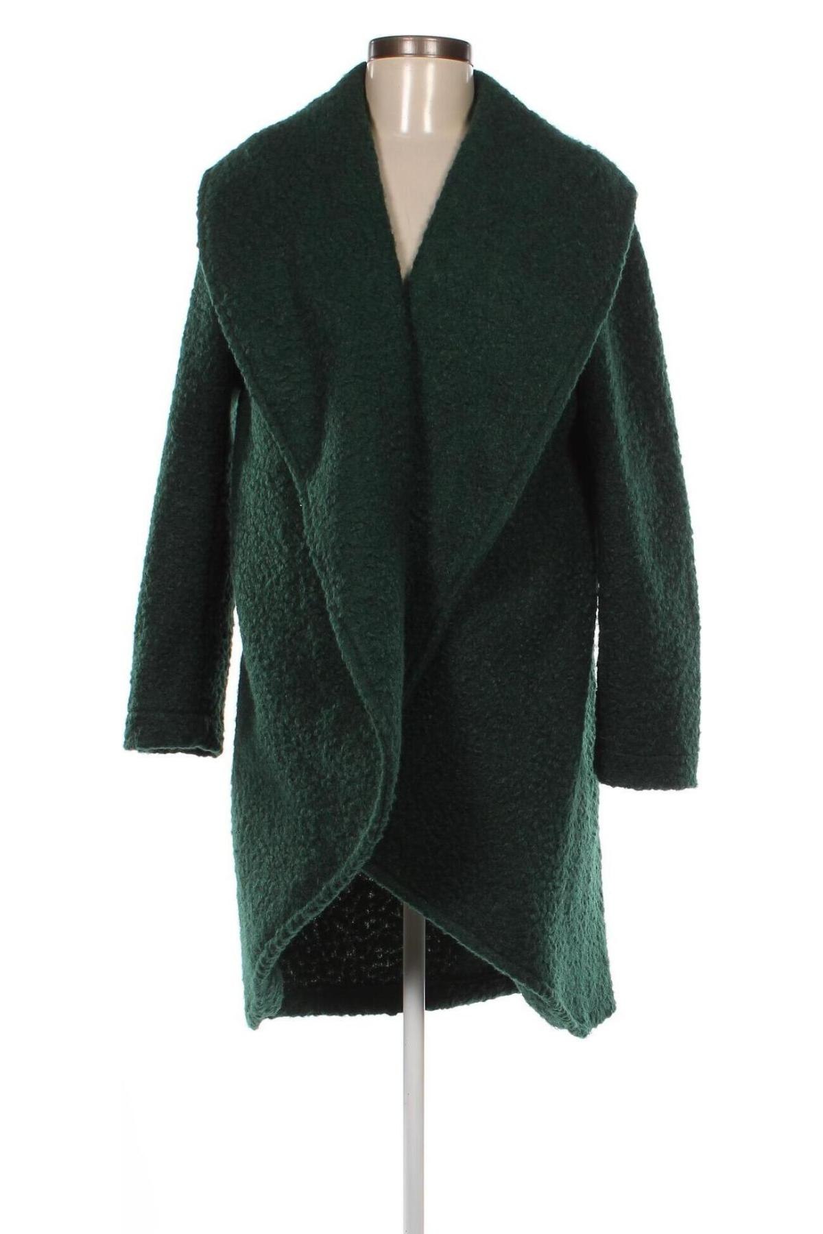 Dámský kabát , Velikost L, Barva Zelená, Cena  285,00 Kč