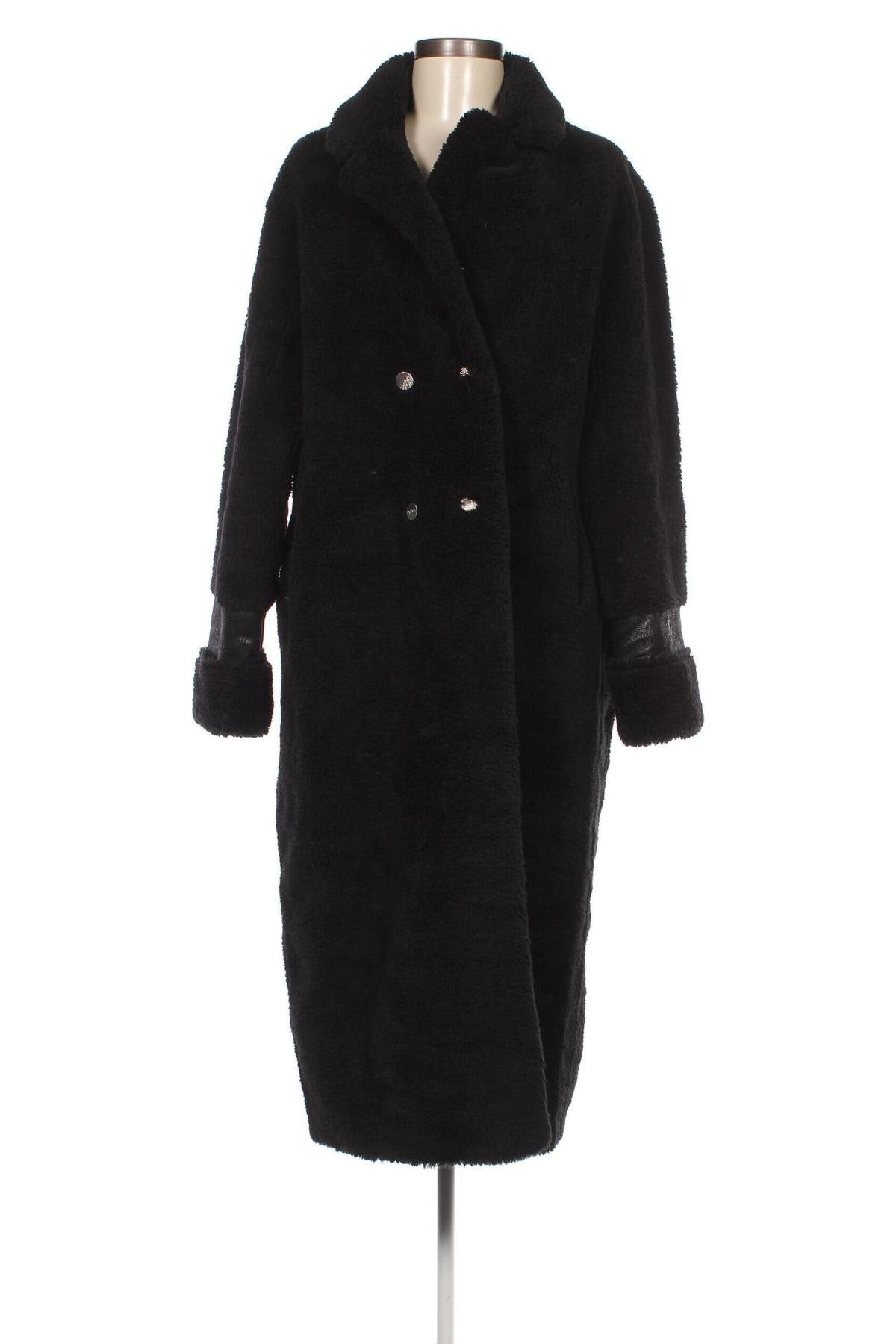Дамско палто, Размер M, Цвят Черен, Цена 42,80 лв.