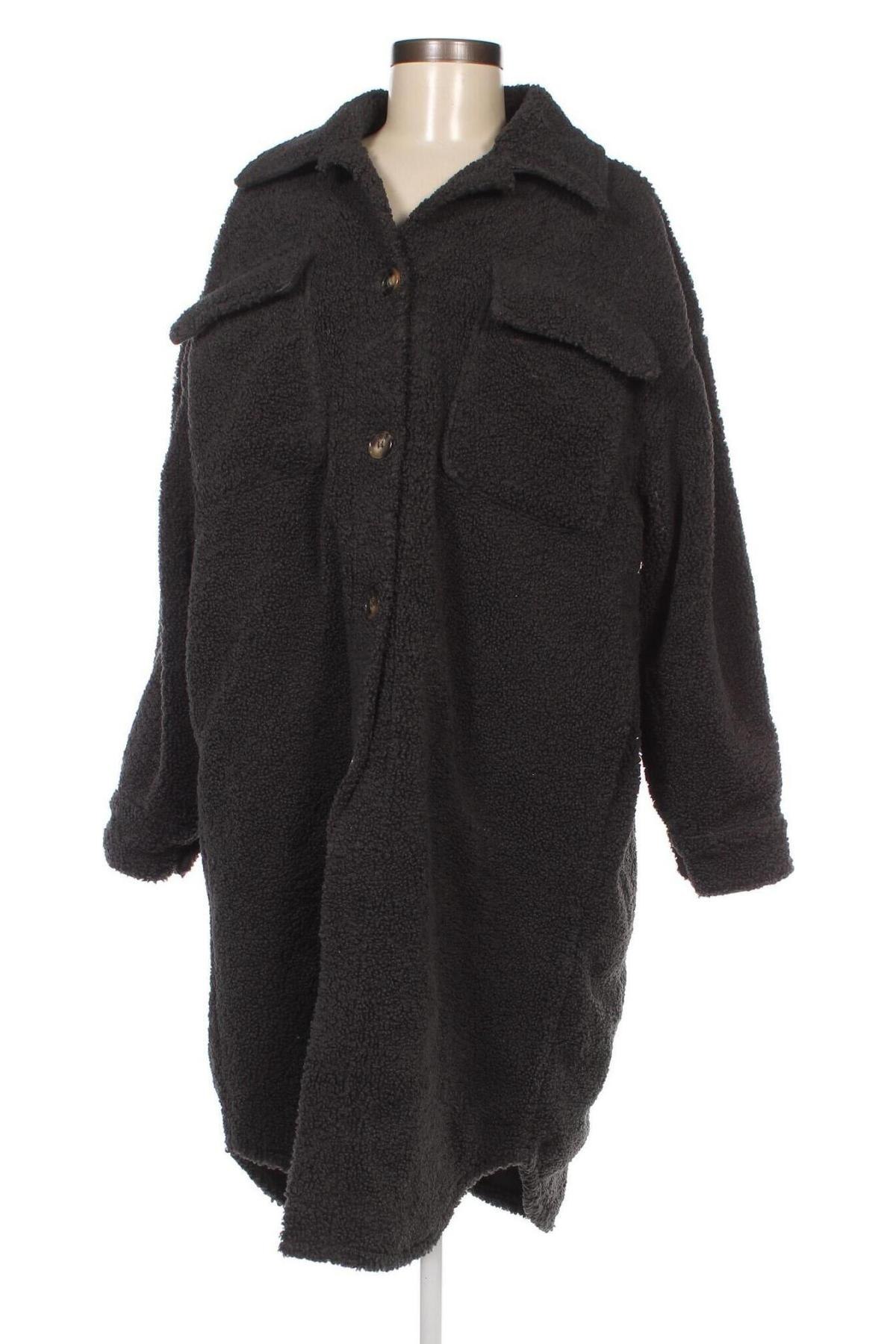 Дамско палто Amisu, Размер M, Цвят Сив, Цена 53,50 лв.