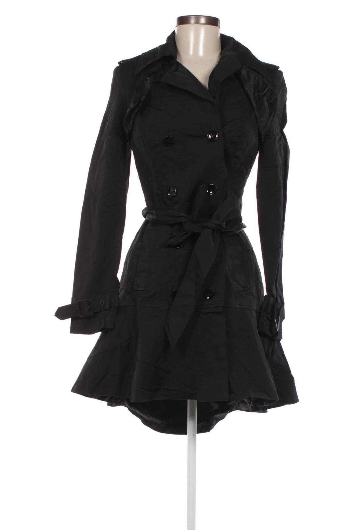 Дамско палто Bebe, Размер S, Цвят Черен, Цена 26,64 лв.