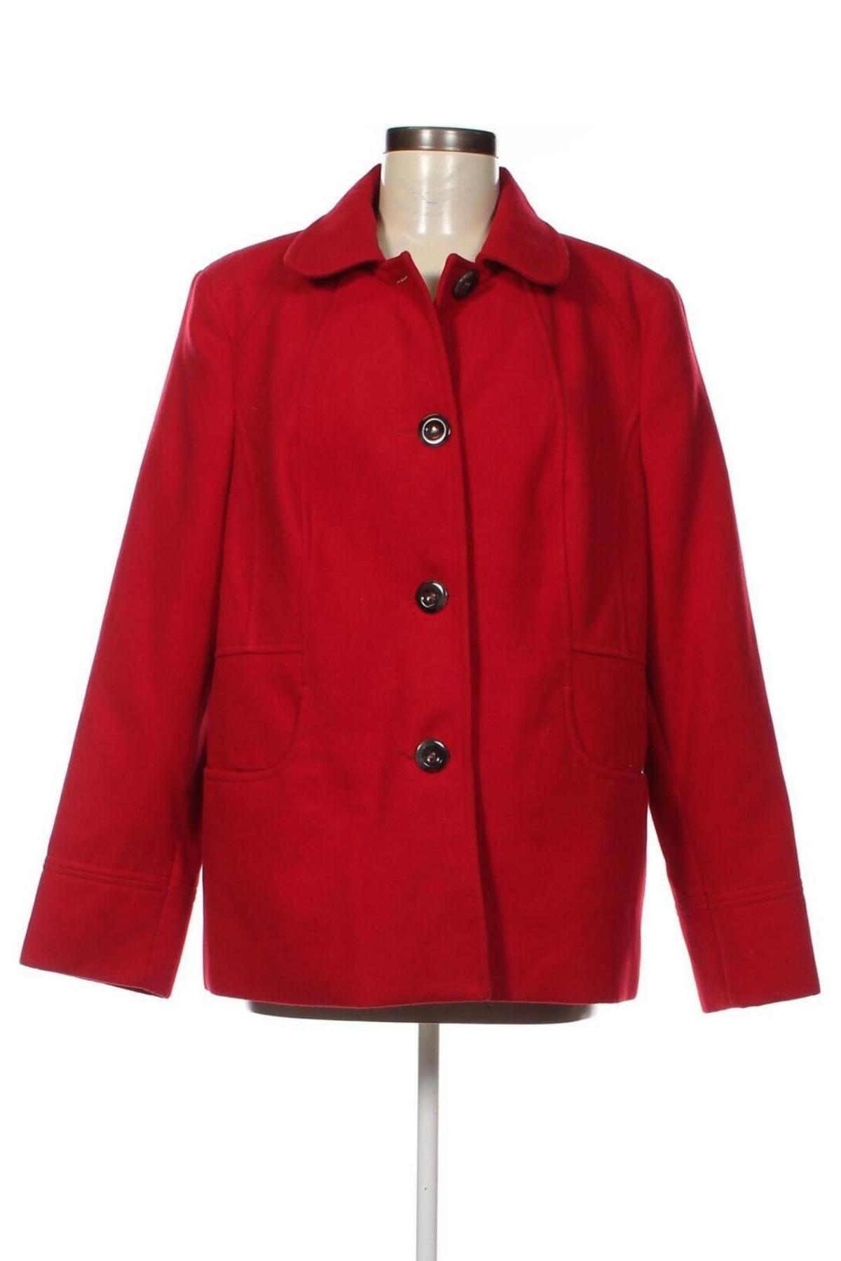 Dámský kabát  Bhs, Velikost XL, Barva Červená, Cena  1 355,00 Kč