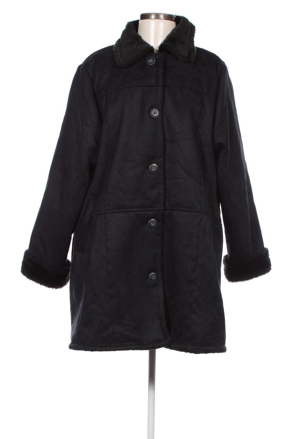 Дамско палто Gabriella Vicenza, Размер XXL, Цвят Черен, Цена 32,10 лв.