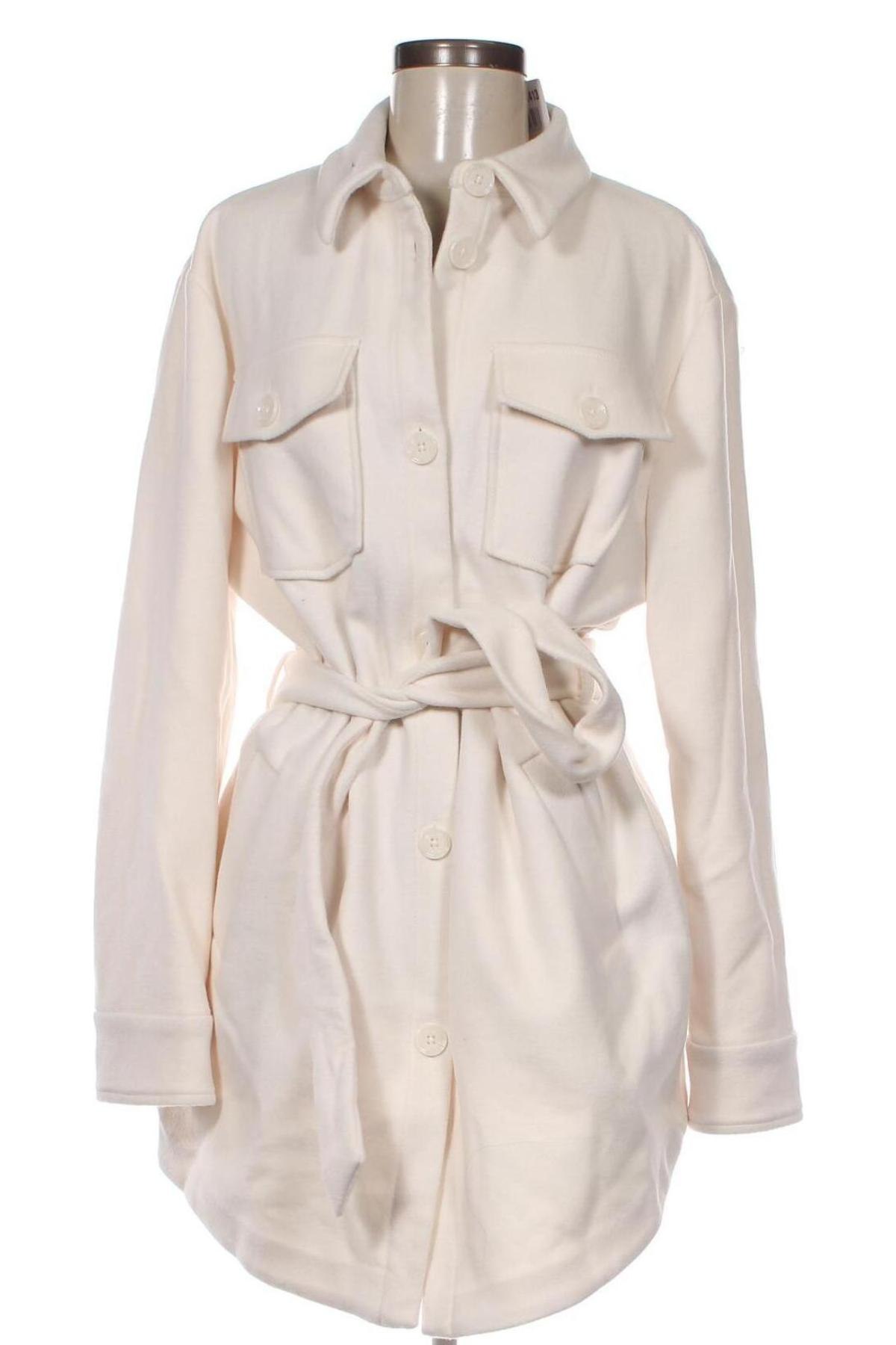 Palton de femei Guess, Mărime XL, Culoare Ecru, Preț 402,73 Lei