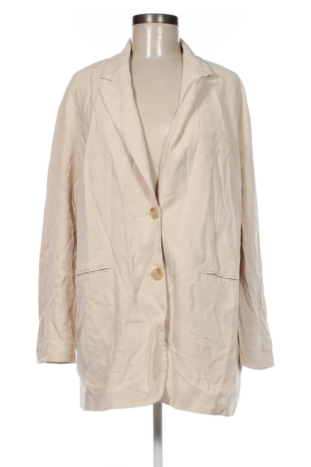 Дамско палто H&M, Размер S, Цвят Бежов, Цена 64,00 лв.