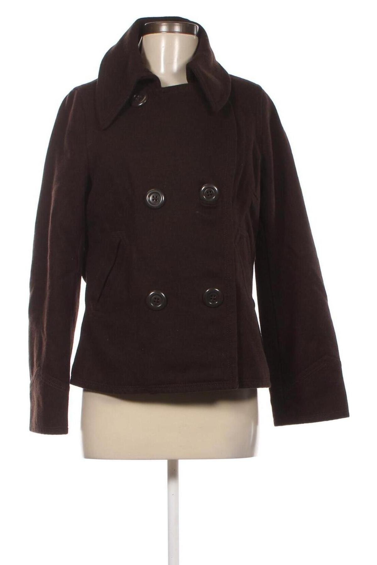 Γυναικείο παλτό H&M, Μέγεθος L, Χρώμα Καφέ, Τιμή 23,17 €