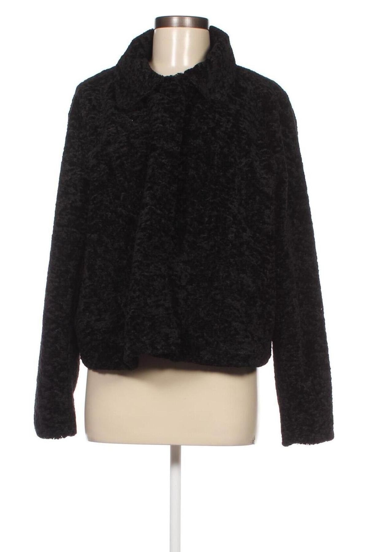 Damenmantel H&M Divided, Größe L, Farbe Schwarz, Preis € 11,49