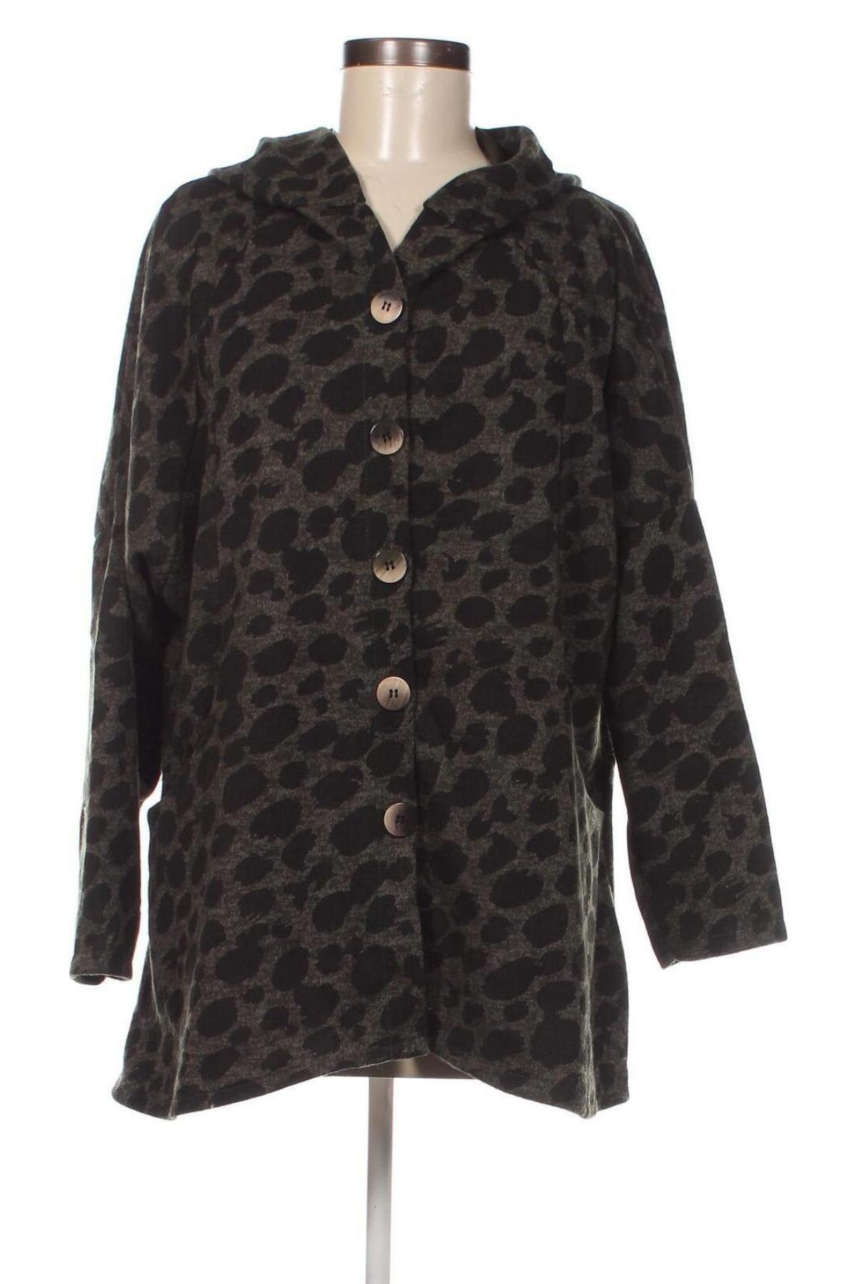 Γυναικείο παλτό Made In Italy, Μέγεθος M, Χρώμα Πολύχρωμο, Τιμή 9,11 €