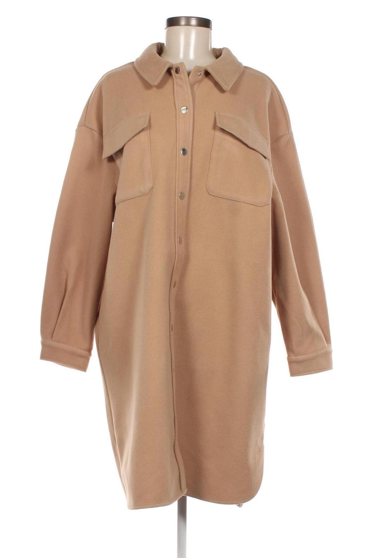 Γυναικείο παλτό ONLY, Μέγεθος L, Χρώμα  Μπέζ, Τιμή 27,91 €