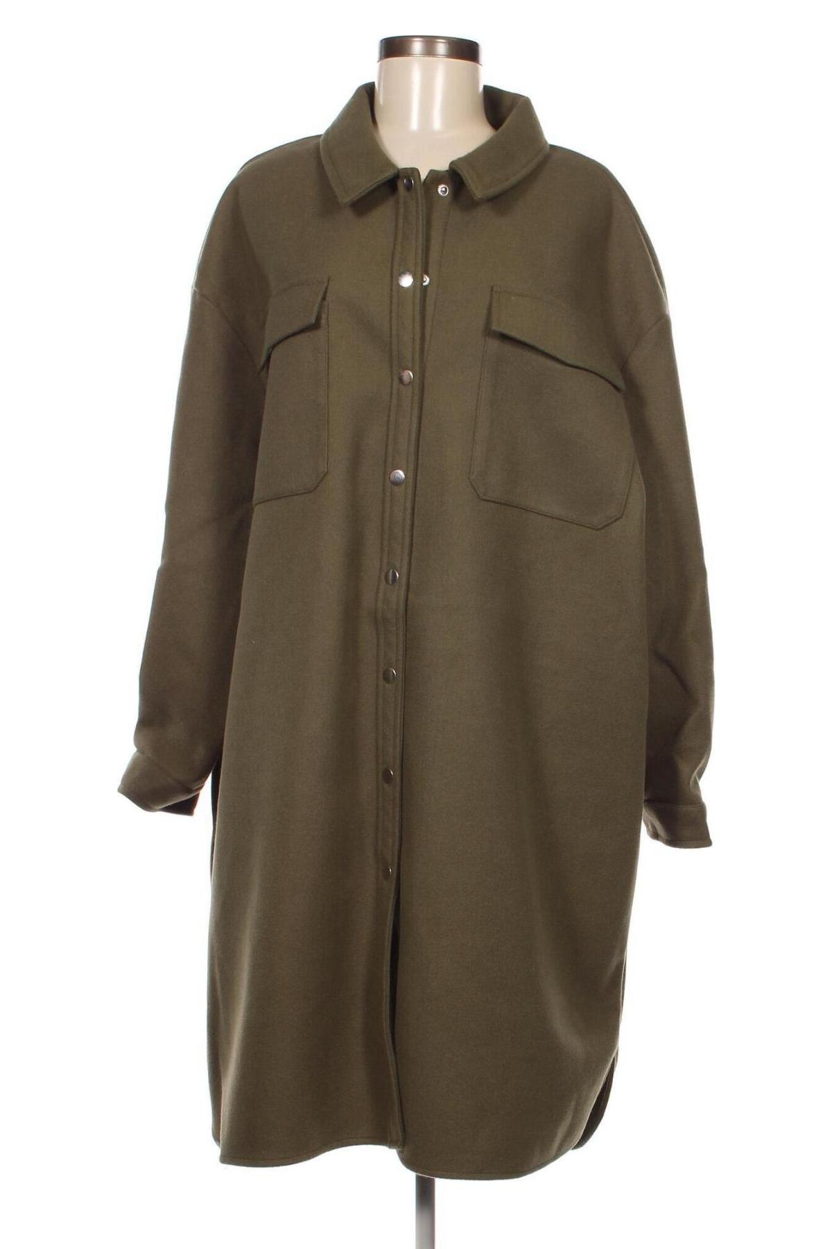 Γυναικείο παλτό ONLY, Μέγεθος 3XL, Χρώμα Πράσινο, Τιμή 48,97 €