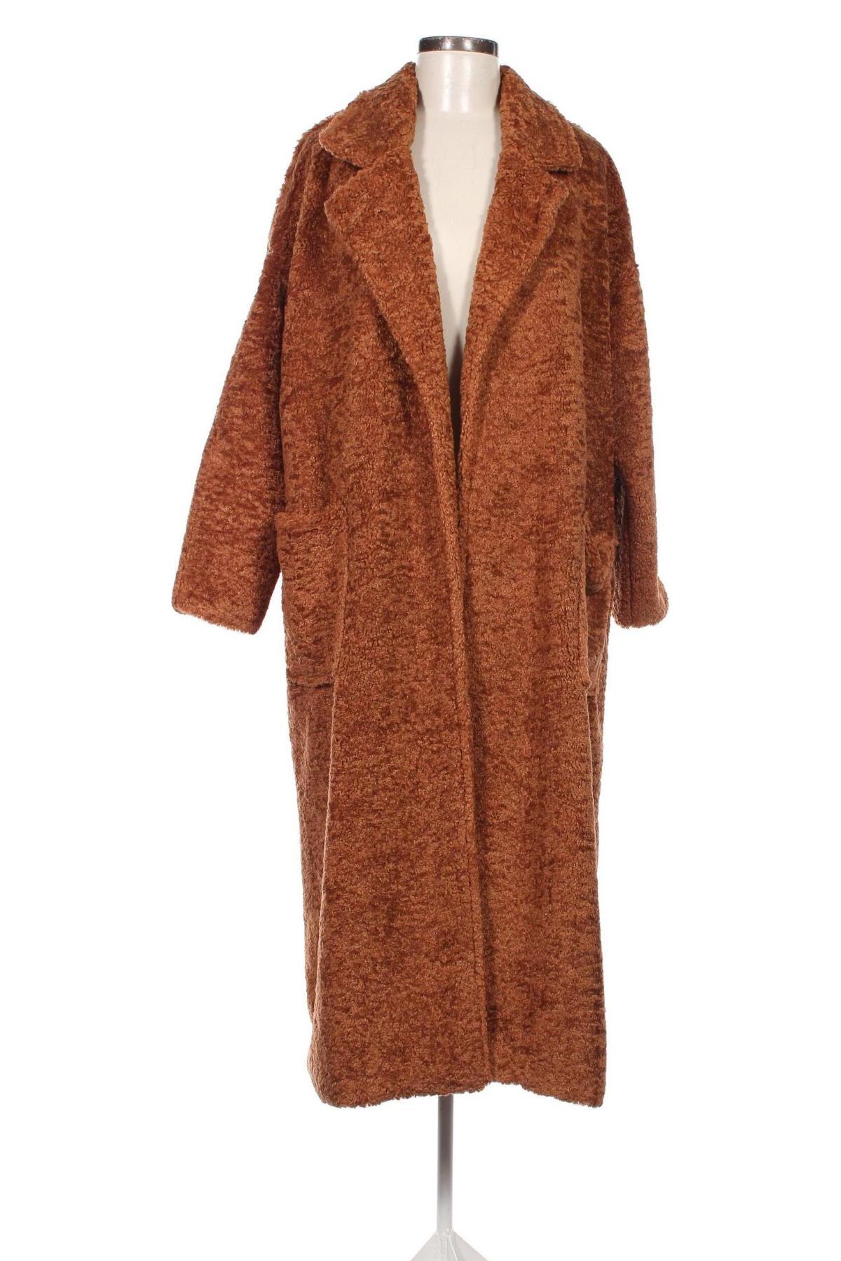 Γυναικείο παλτό SHEIN, Μέγεθος XS, Χρώμα  Μπέζ, Τιμή 23,17 €