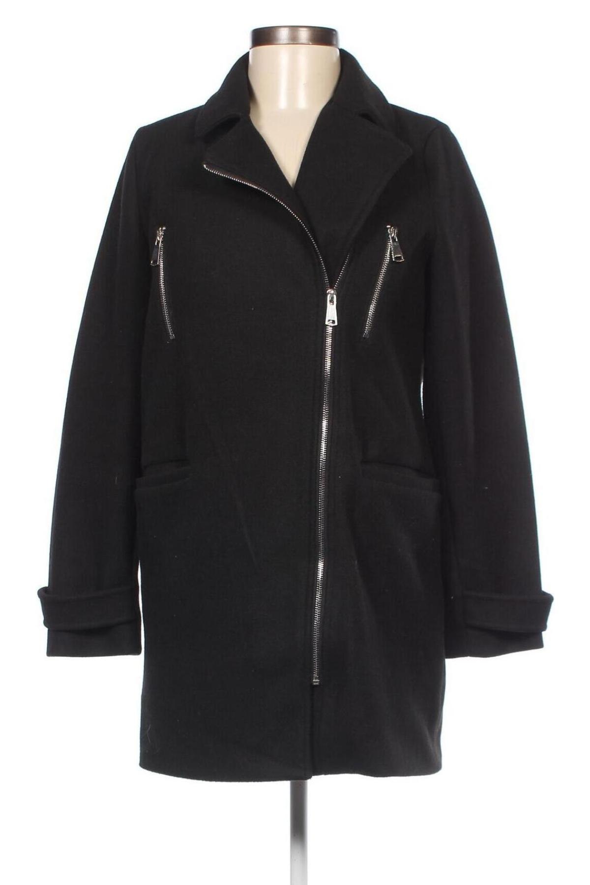 Dámský kabát  Sinsay, Velikost S, Barva Černá, Cena  597,00 Kč