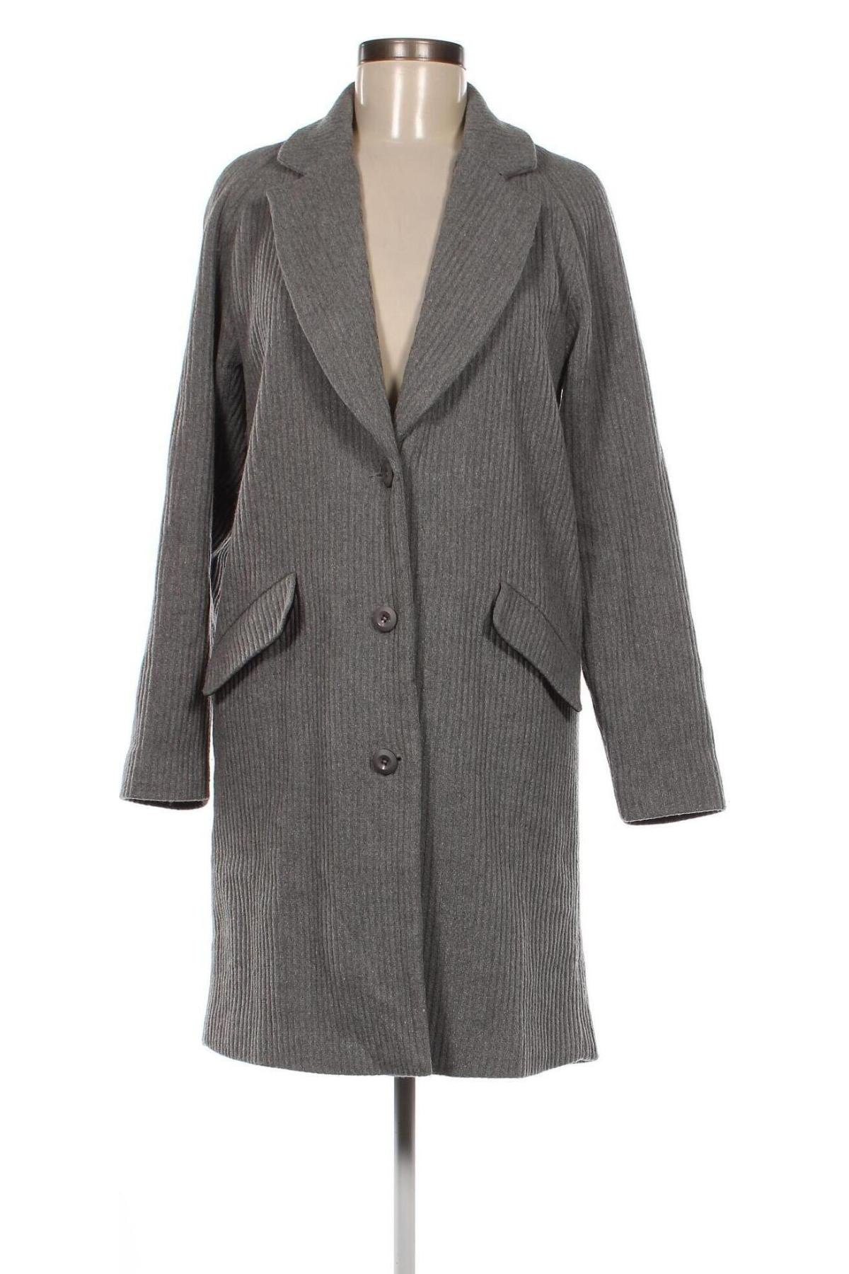 Γυναικείο παλτό Soft Rebels, Μέγεθος S, Χρώμα Γκρί, Τιμή 40,64 €