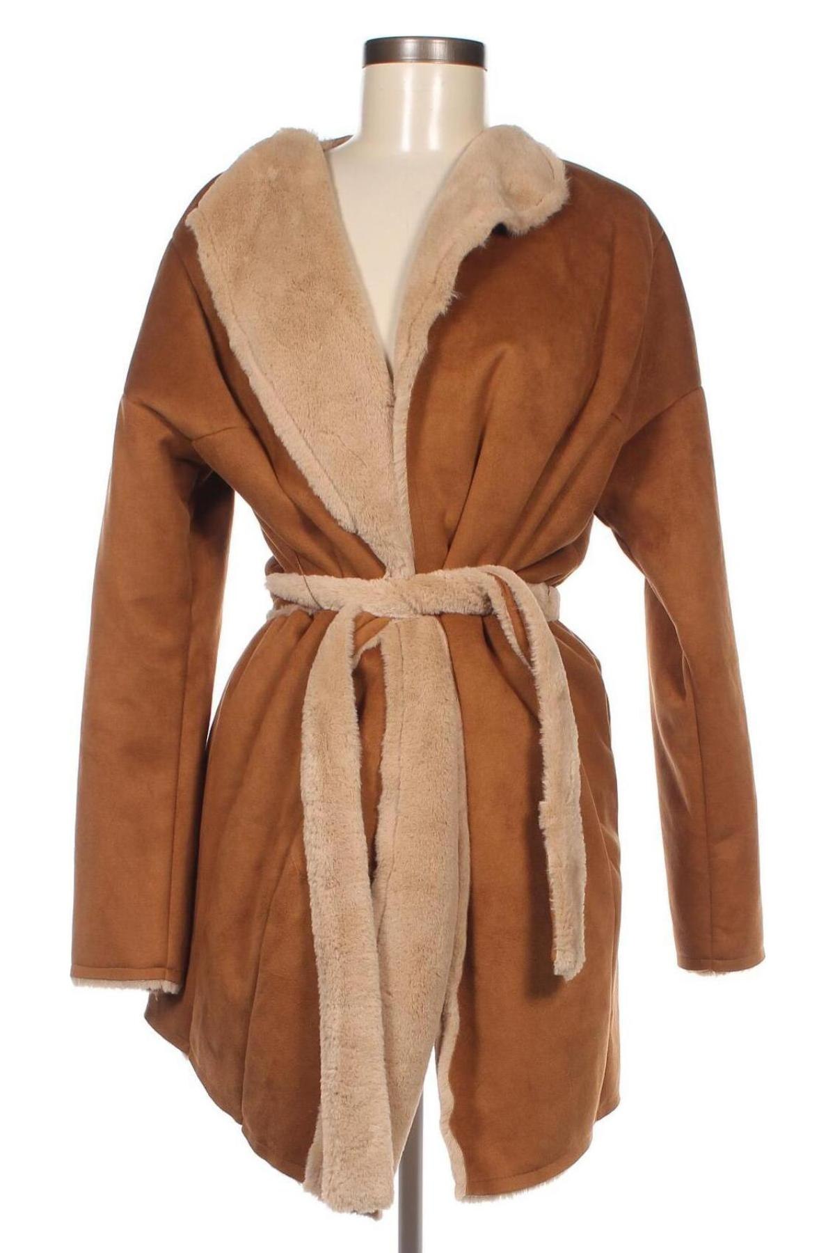 Γυναικείο παλτό Soft Rebels, Μέγεθος M, Χρώμα Καφέ, Τιμή 23,75 €
