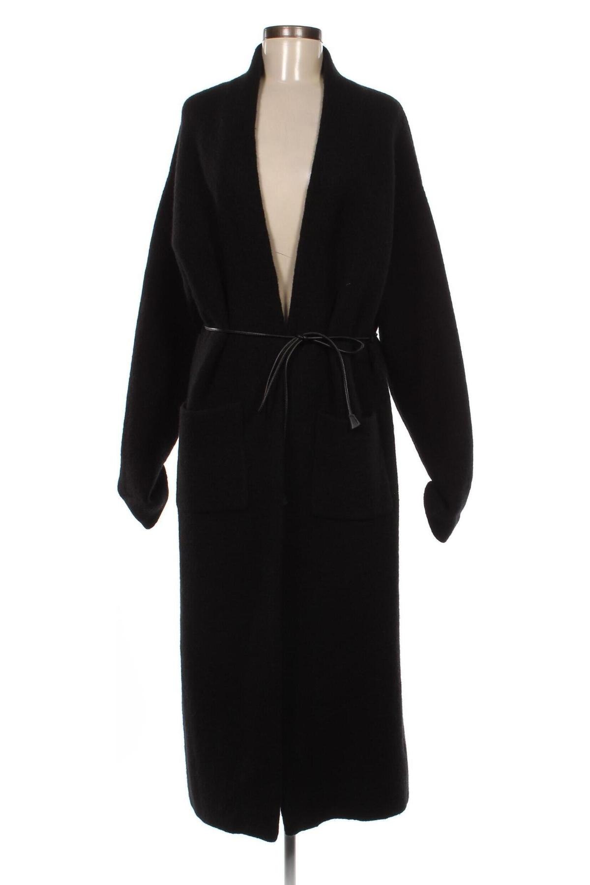 Damenmantel Zara, Größe S, Farbe Schwarz, Preis 58,72 €
