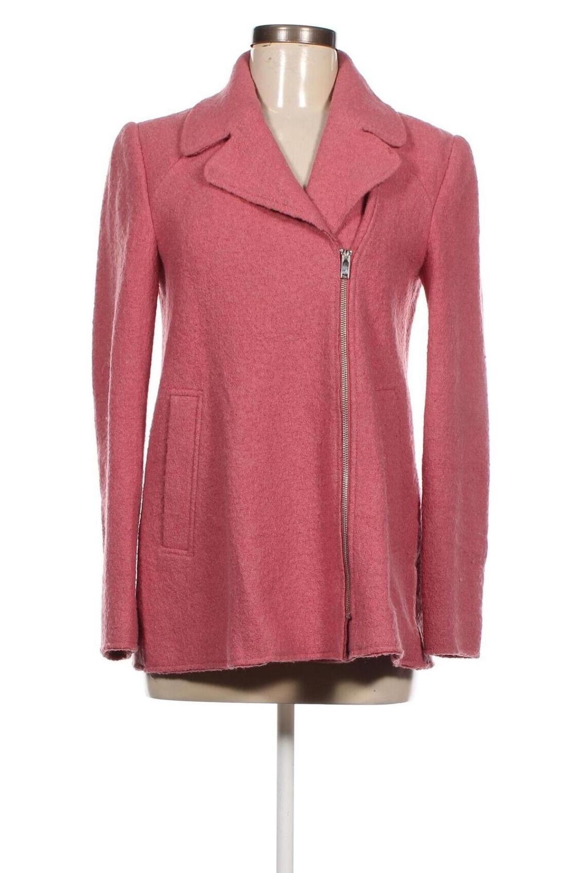 Γυναικείο παλτό Zara Trafaluc, Μέγεθος S, Χρώμα Ρόζ , Τιμή 8,71 €