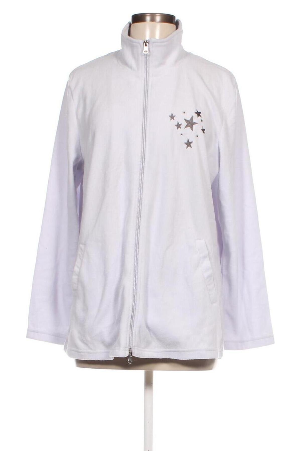 Damen Fleece Oberteil , Größe M, Farbe Weiß, Preis € 4,34