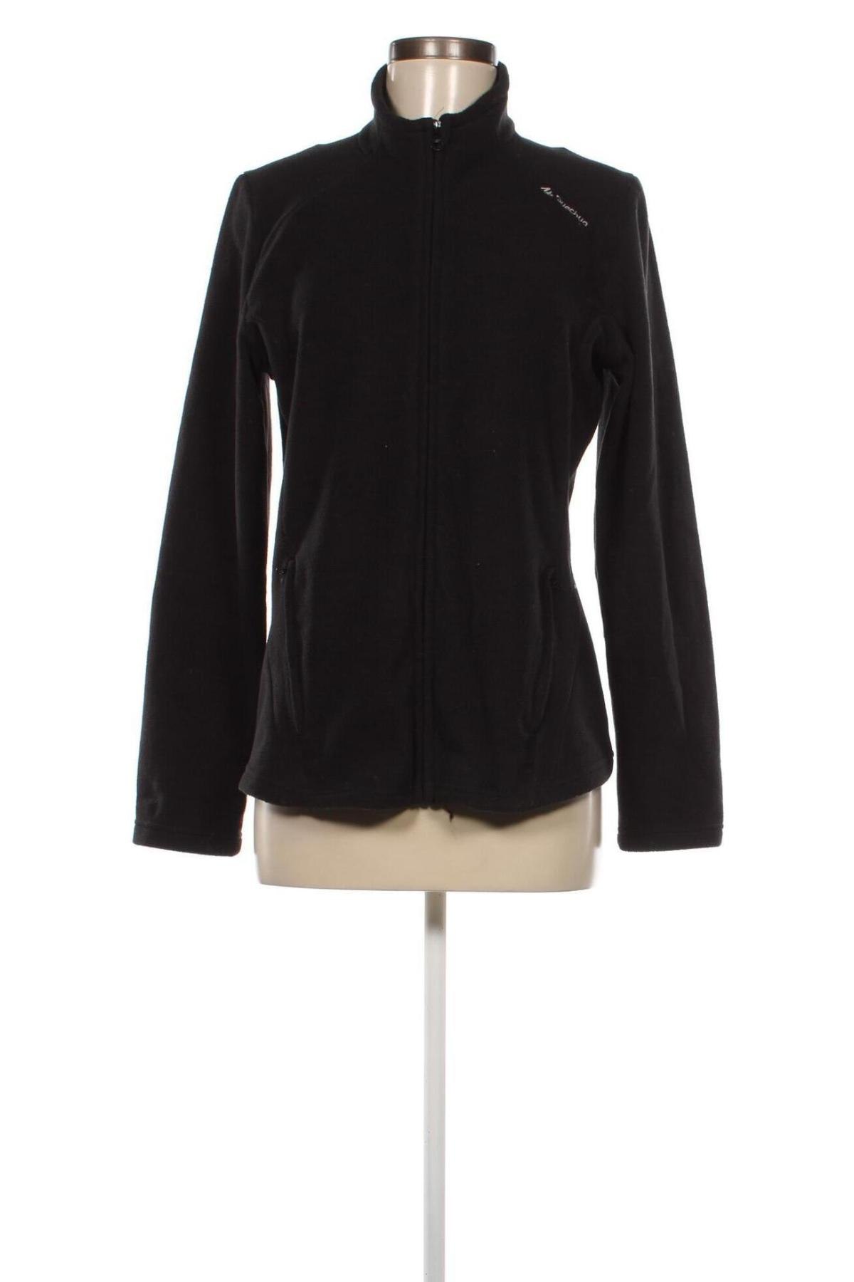 Damen Fleece Oberteil  Quechua, Größe L, Farbe Schwarz, Preis 27,14 €