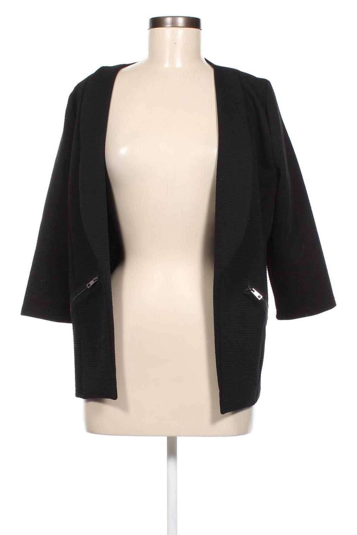 Γυναικείο σακάκι Jean Pascale, Μέγεθος M, Χρώμα Μαύρο, Τιμή 4,08 €