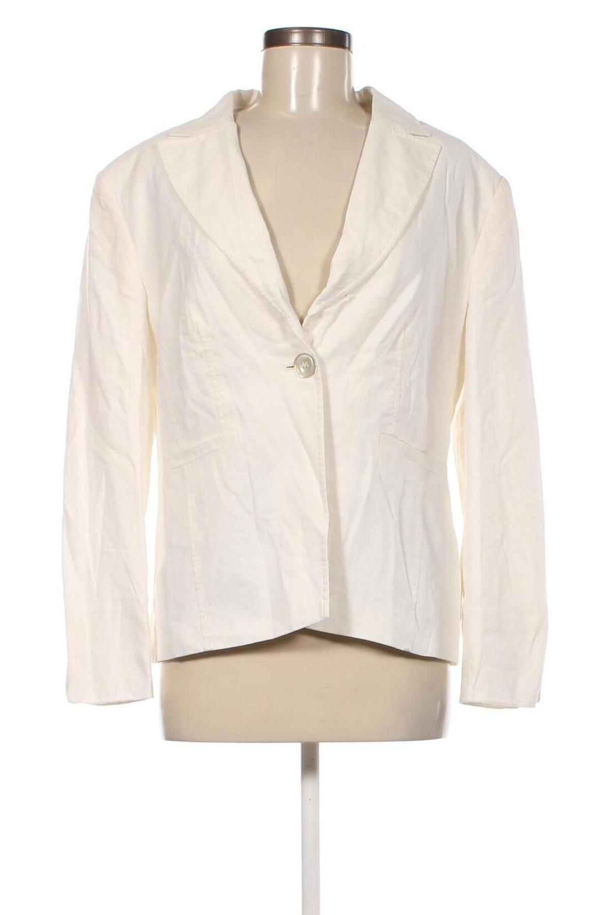 Γυναικείο σακάκι Ks, Μέγεθος XL, Χρώμα Εκρού, Τιμή 12,58 €