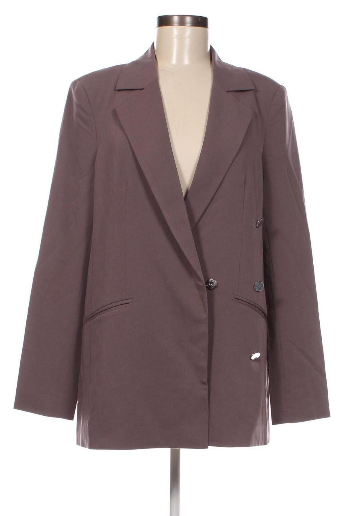 Γυναικείο σακάκι NA-KD, Μέγεθος S, Χρώμα Γκρί, Τιμή 13,96 €